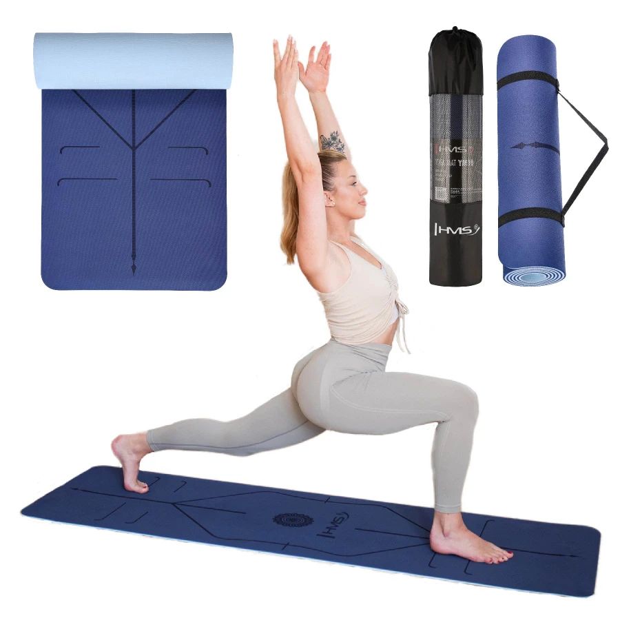Tapis YM10 pour le yoga HMS - Dark Blue