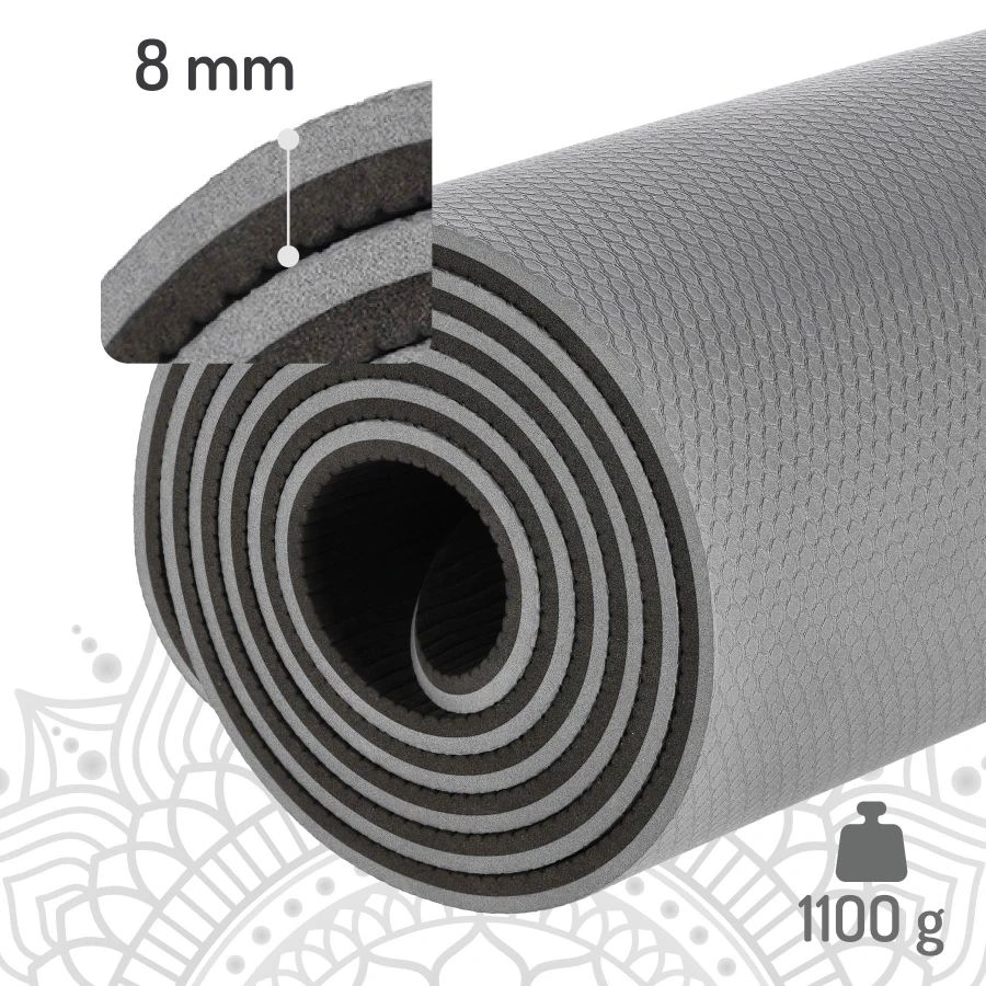 Tapis YM10 pour le yoga HMS - Gray