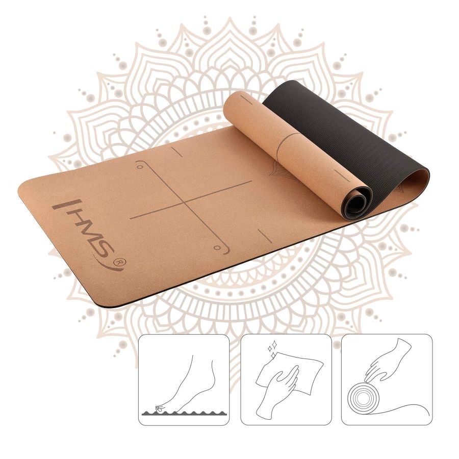 Tapis YM11 pour le yoga HMS - Cork