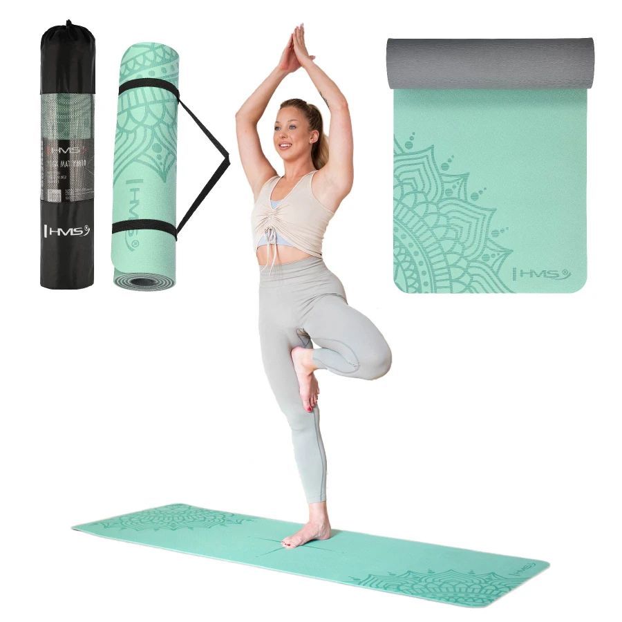 Tapis YM10 pour le yoga HMS - Mint