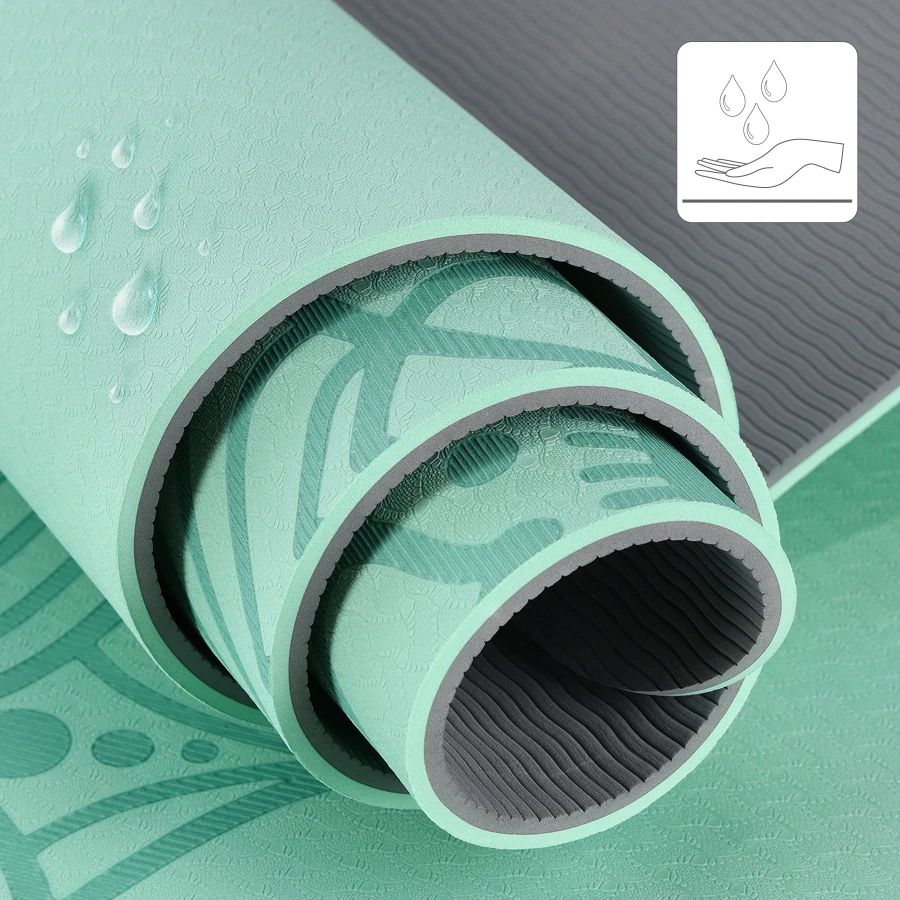 Tapis YM10 pour le yoga HMS - Mint