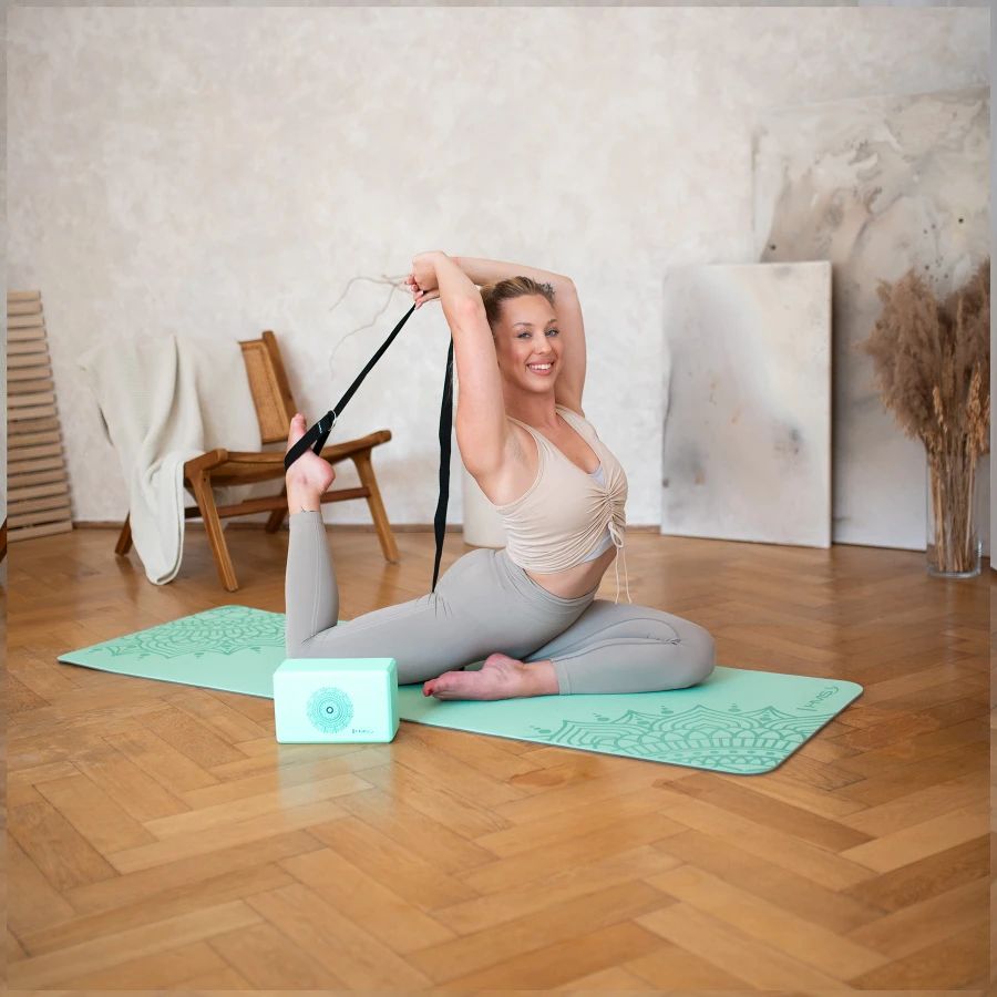 Tapis YM10 pour le yoga HMS - Mint