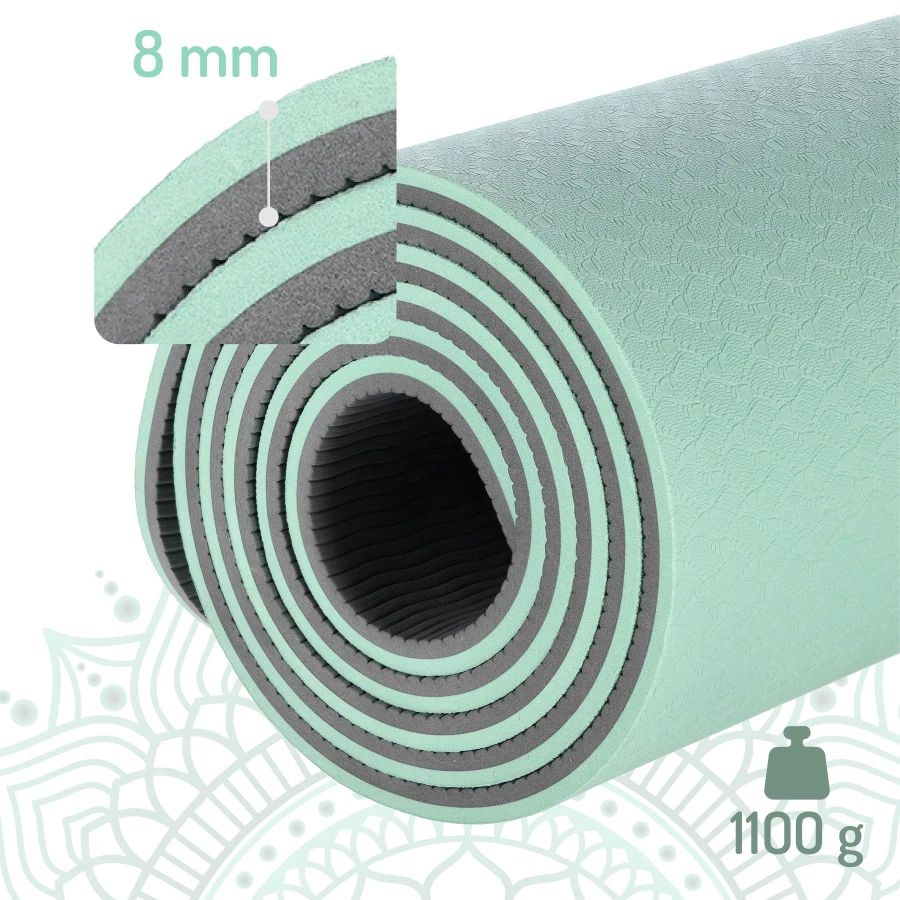 Tapis YM10 pour le yoga HMS - Mint