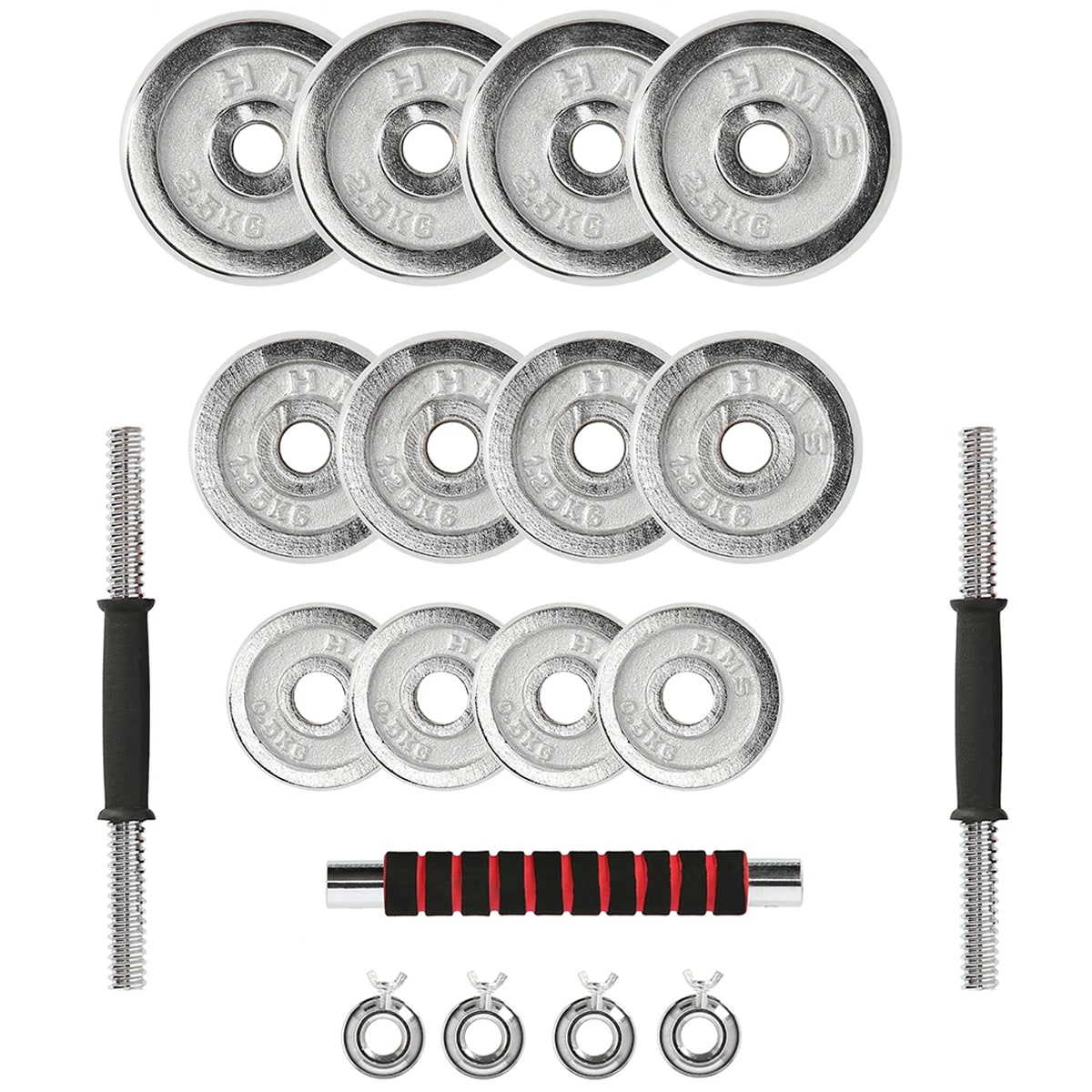 Kit d'entraînement musculaire STC21 dans malette HMS - Chrom