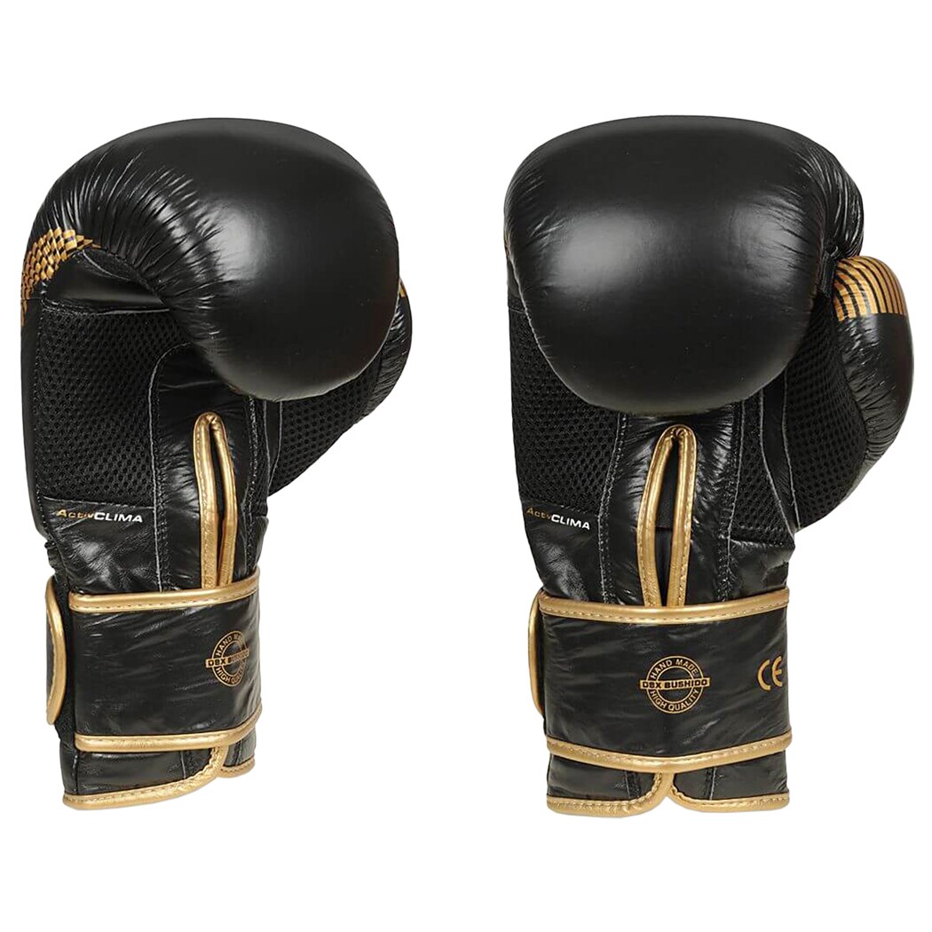 Gants de boxe B-2V13 DBX Bushido - Black and gold 