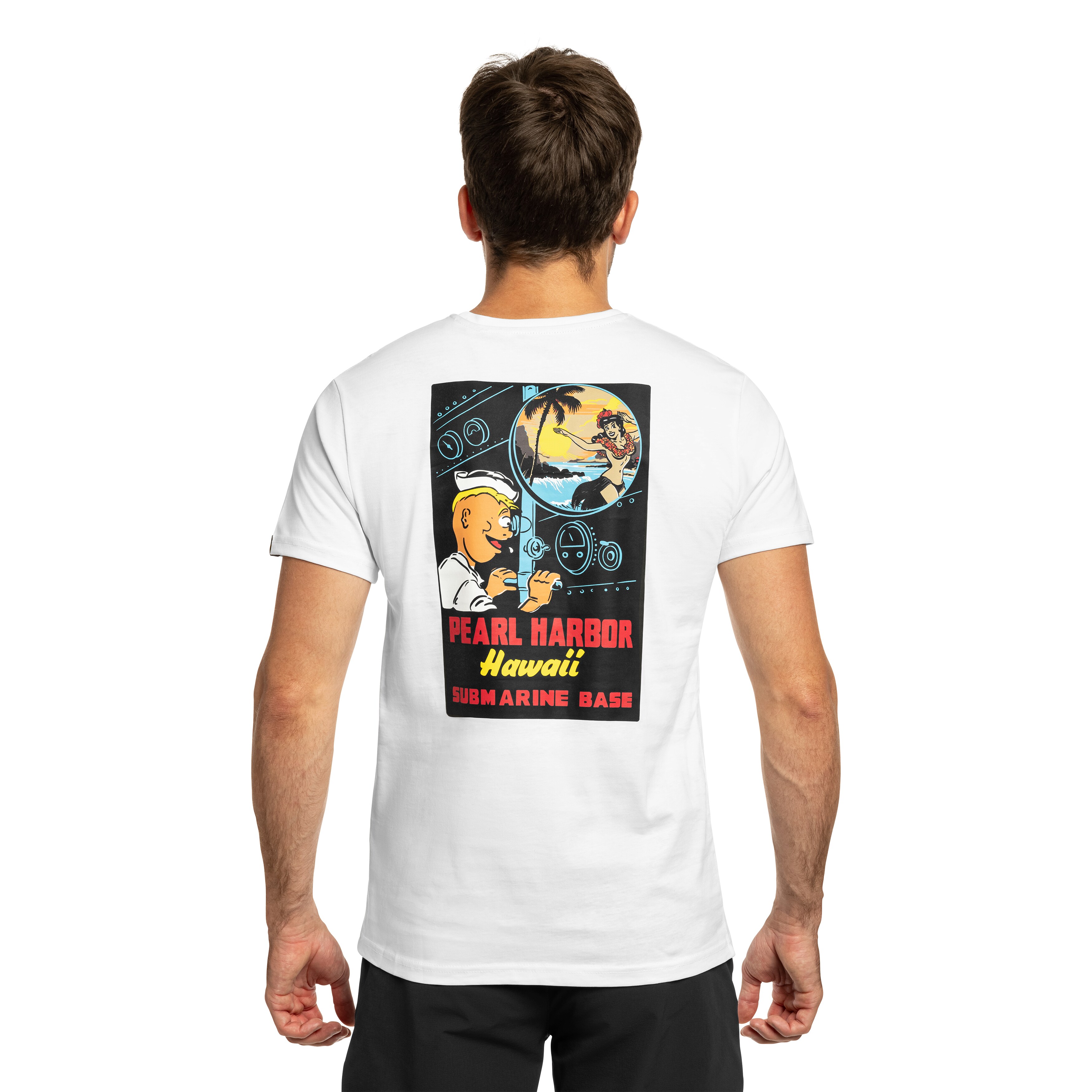 T-Shirt Pearl Harbor Back Print Alpha Industries - White