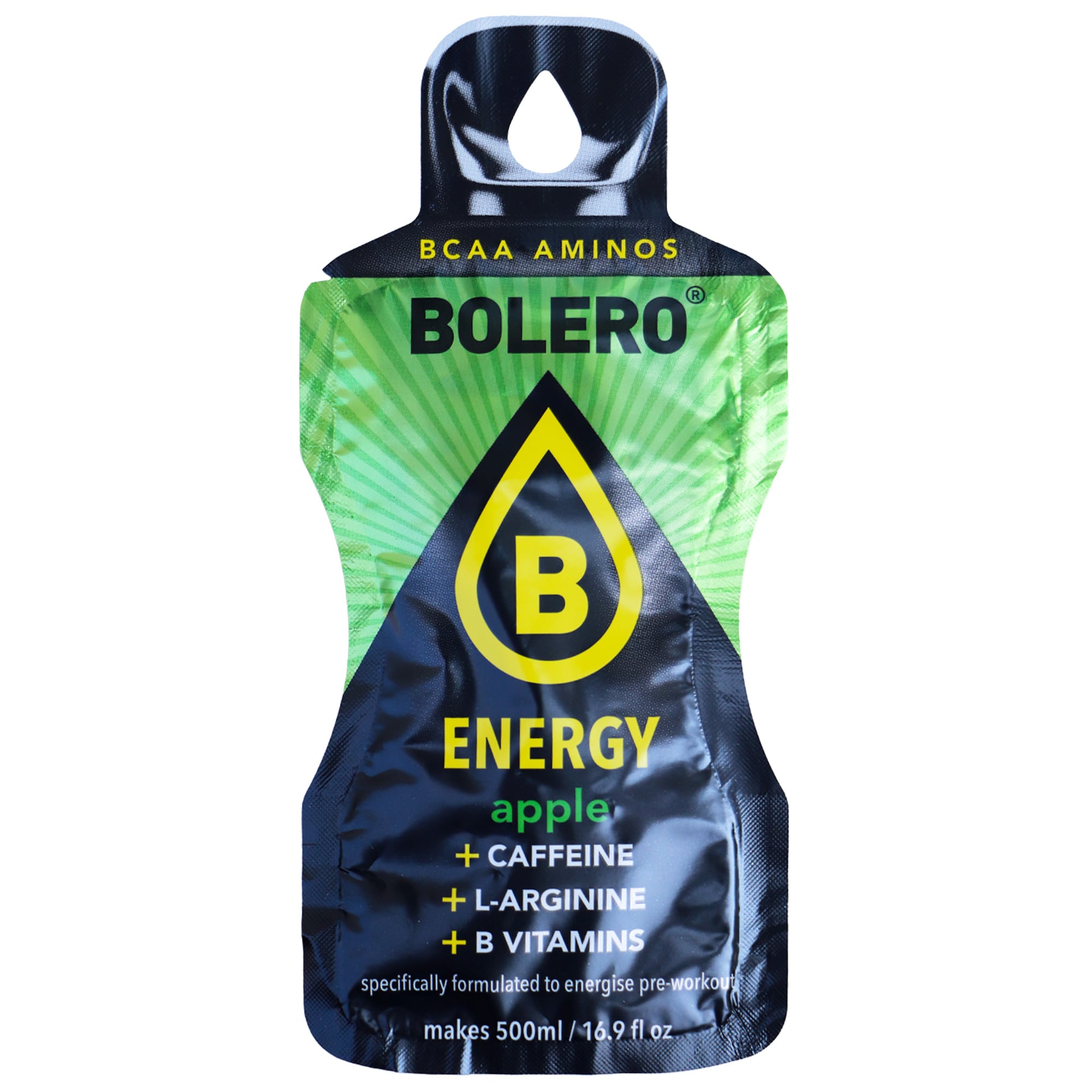 Boisson en poudre Energy Apple avec stévia 14 g Bolero