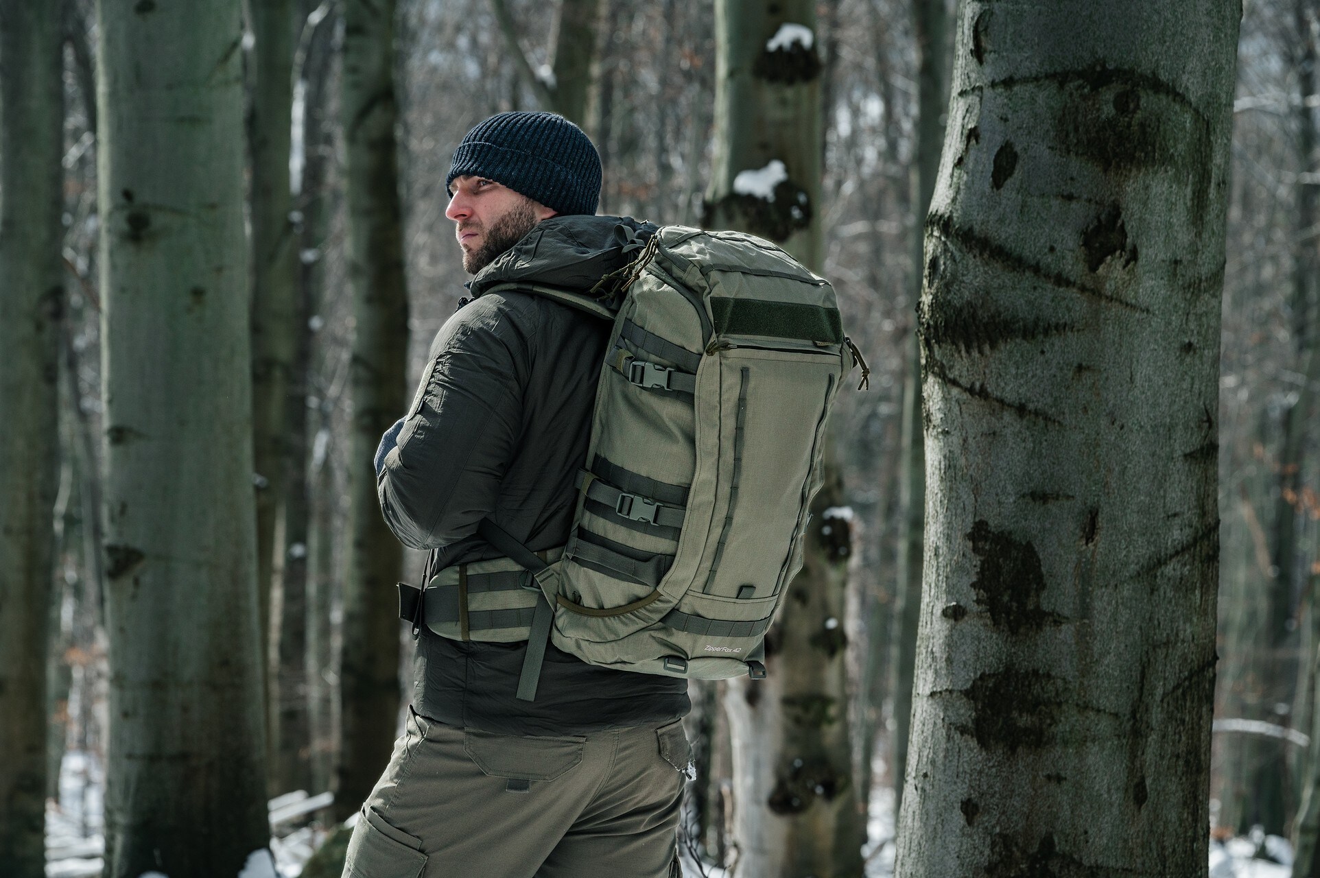 Sac à dos Zipper Fox 42 40 L Wisport - RAL 7013