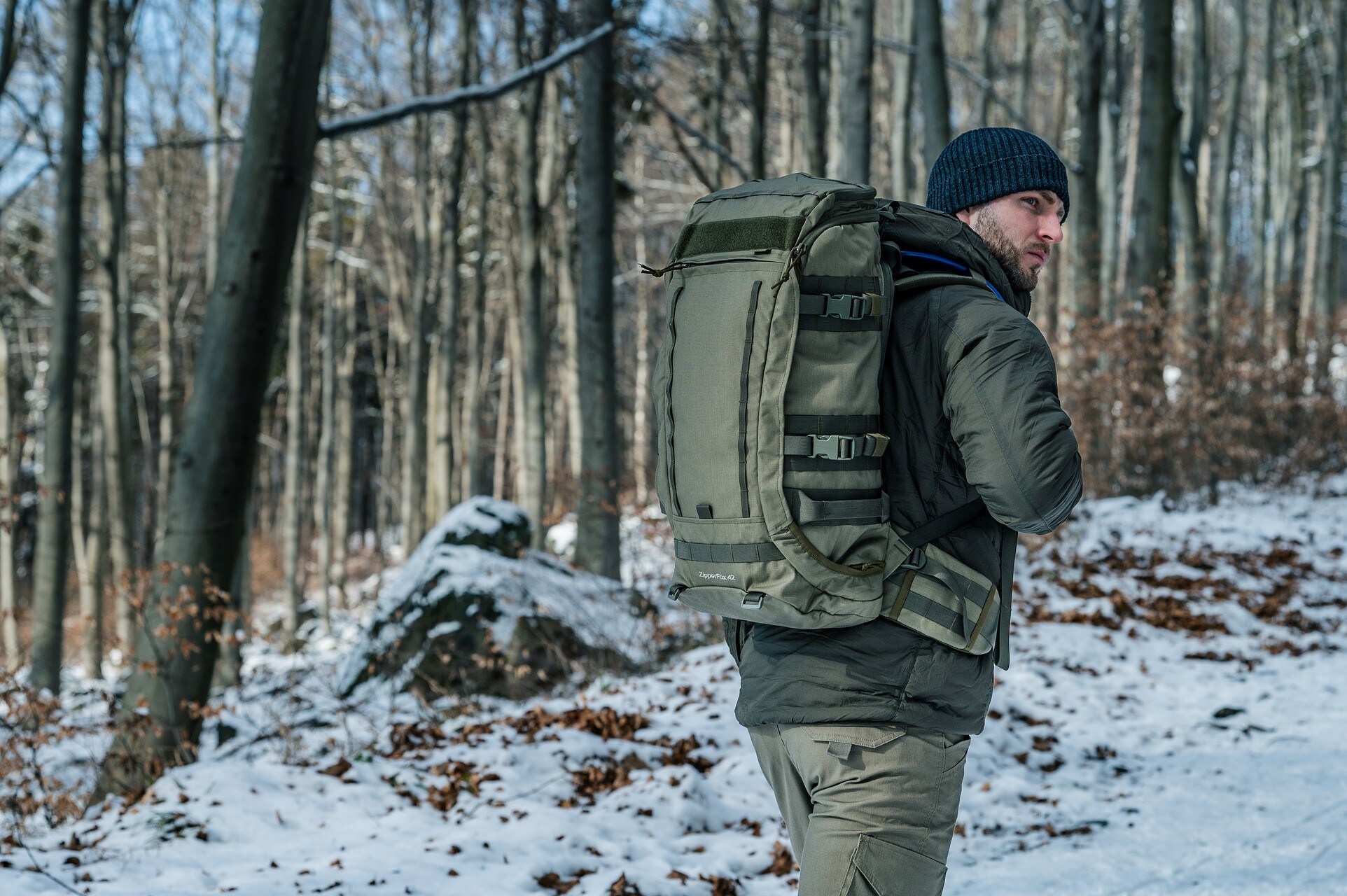 Sac à dos Zipper Fox 42 40 L Wisport - RAL 7013