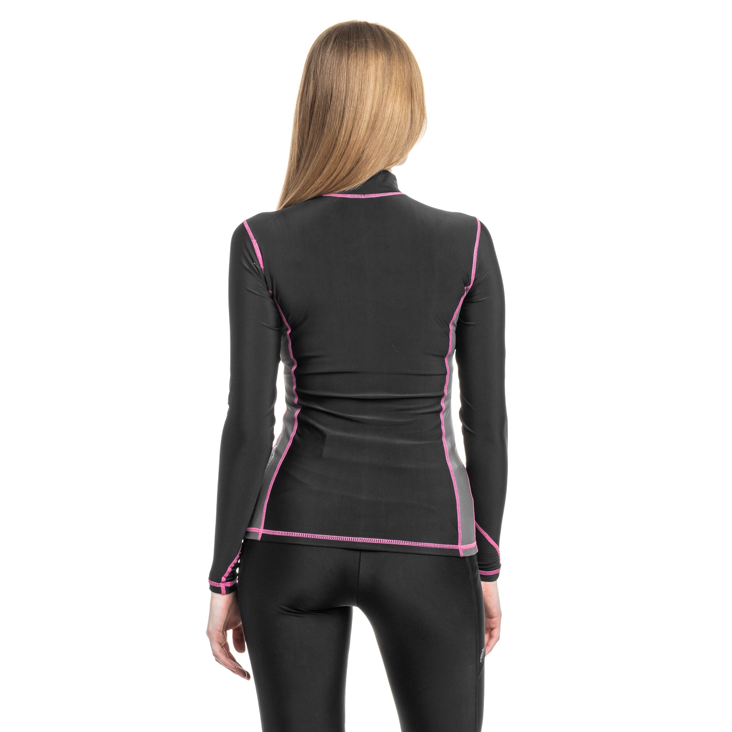 T-shirt thermique pour femmes Pro Comp Long Sleeve Top Highlander - Black/Grey