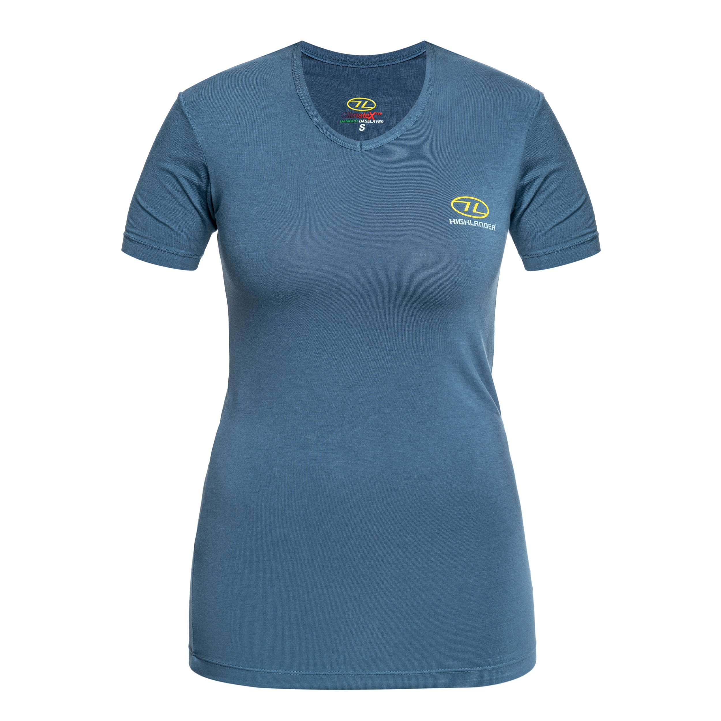T-shirt pour femmes Bamboo SS T-Shirt Highlander - Midnight Blue