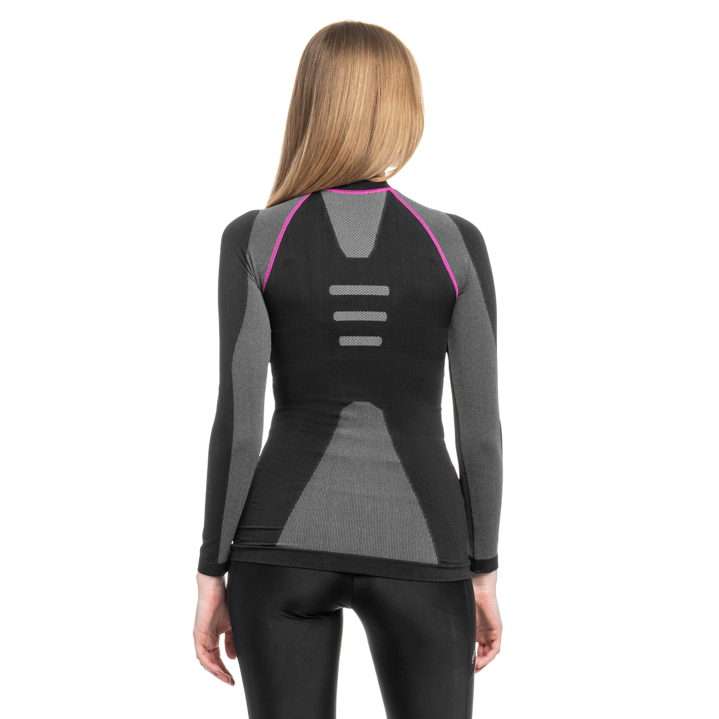 T-shirt thermique pour femmes Thermo Tech Long Sleeve Highlander Outdoor - Black