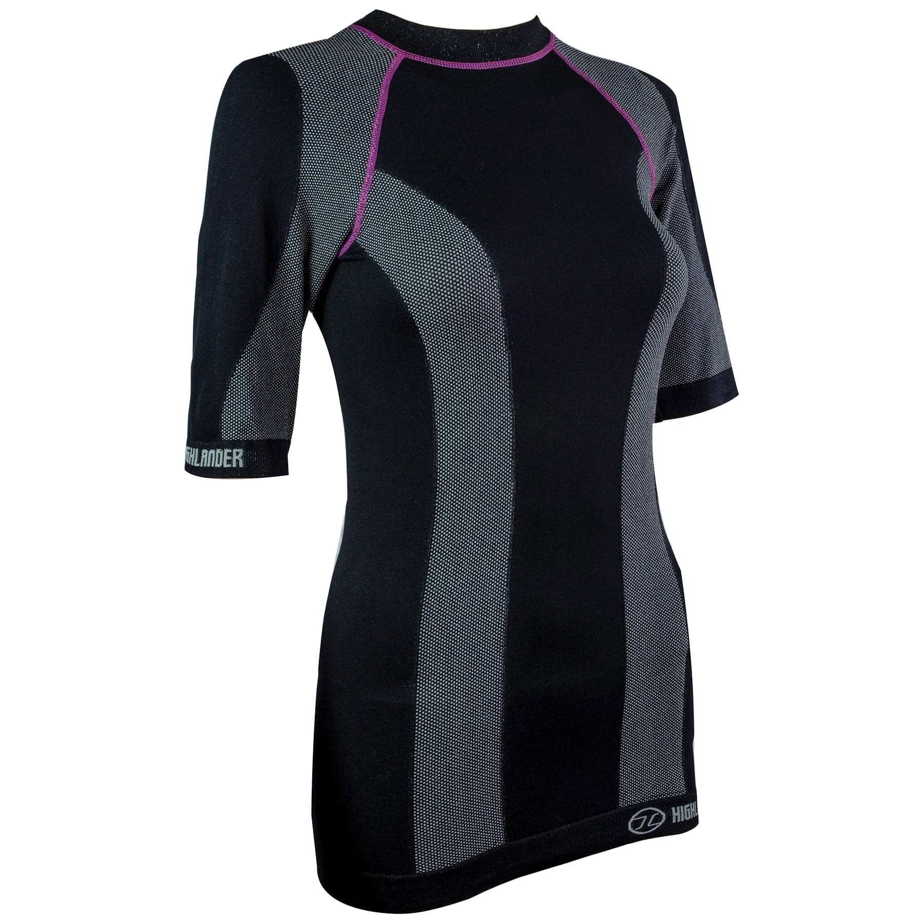 T-shirt thermoactif pour femmes Thermo Tech Highlander Outdoor - Black