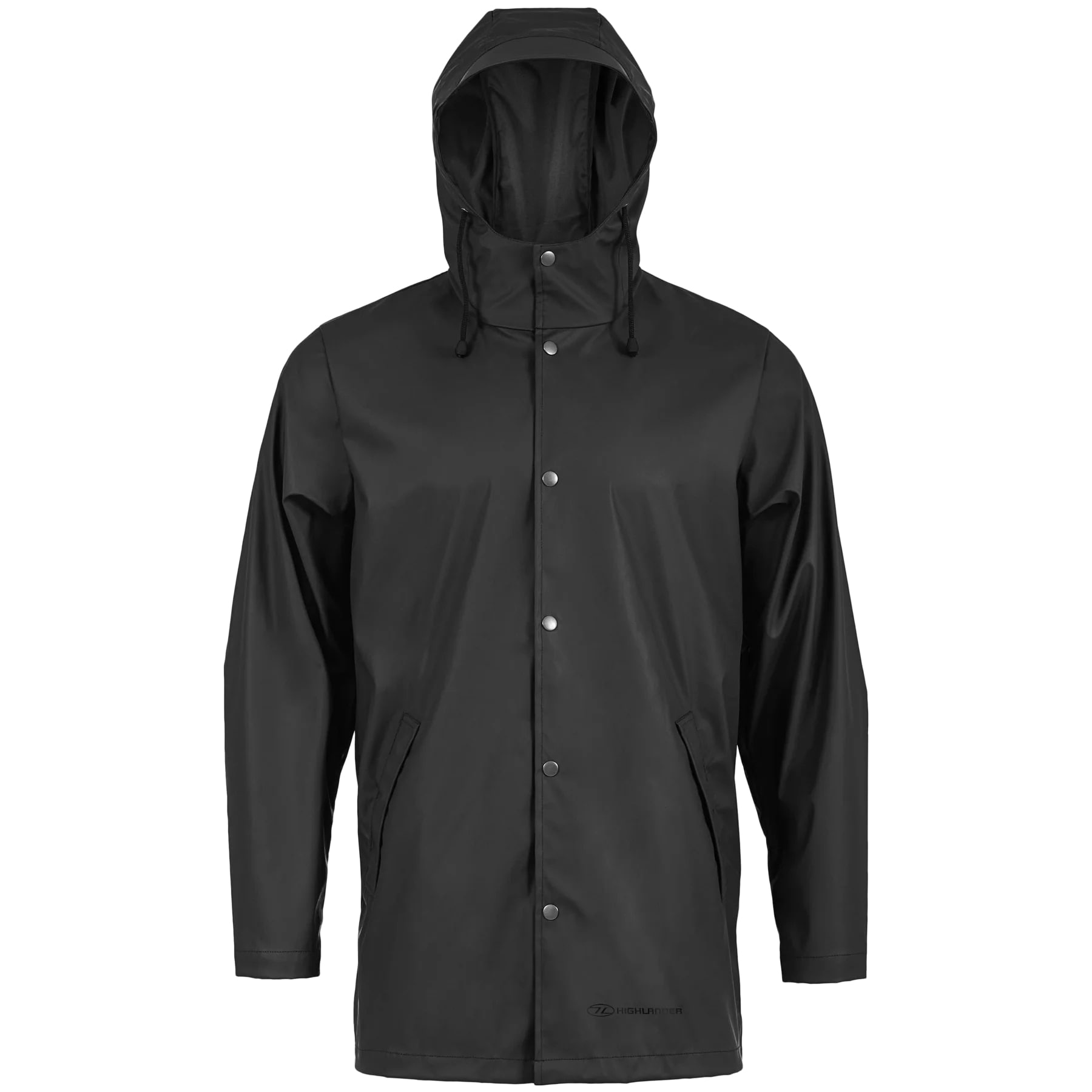 Veste Lighthouse Rain Jacket Highlander Outdoor - Black