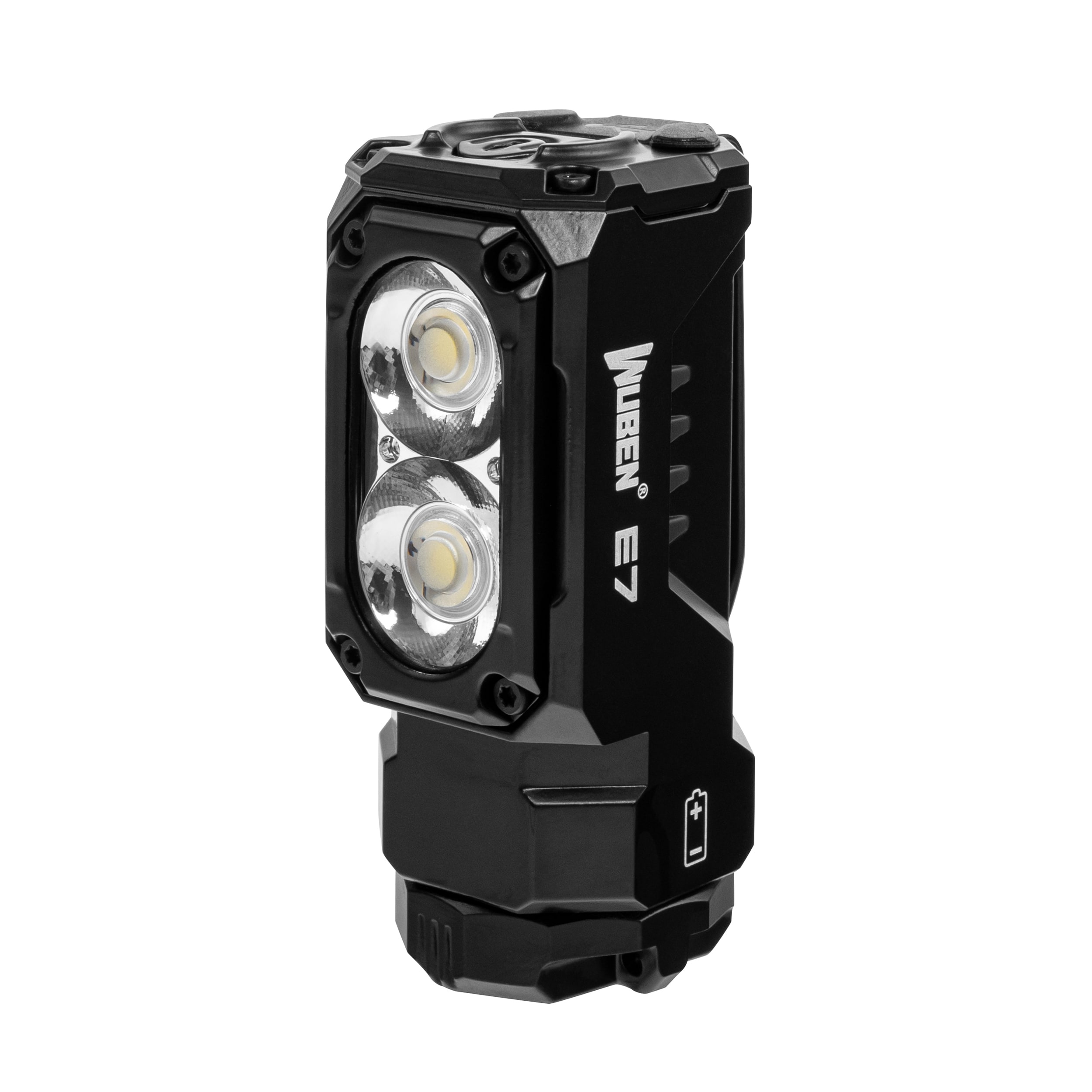 Lampe de poche E7 5000K - 1800 lumens Wuben - Black