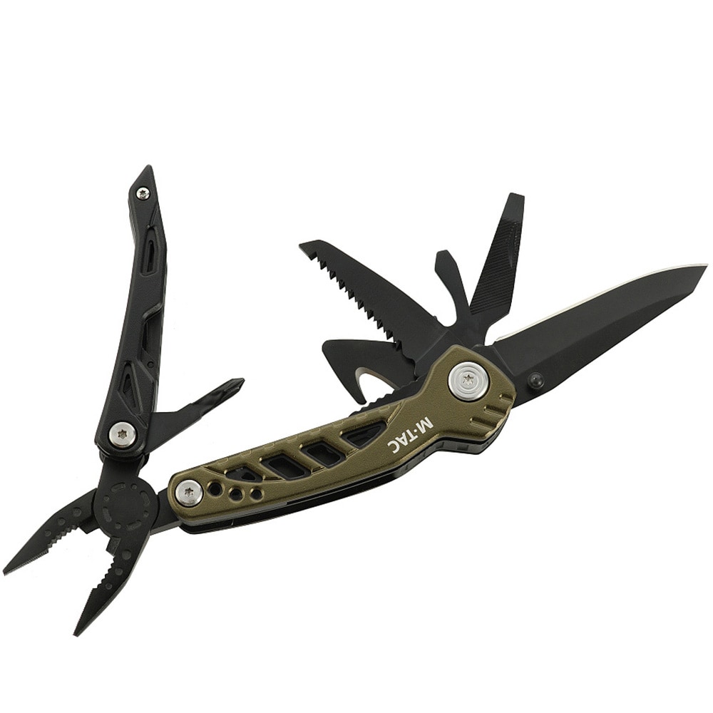 Multitool avec étui M-Tac - Green/Black