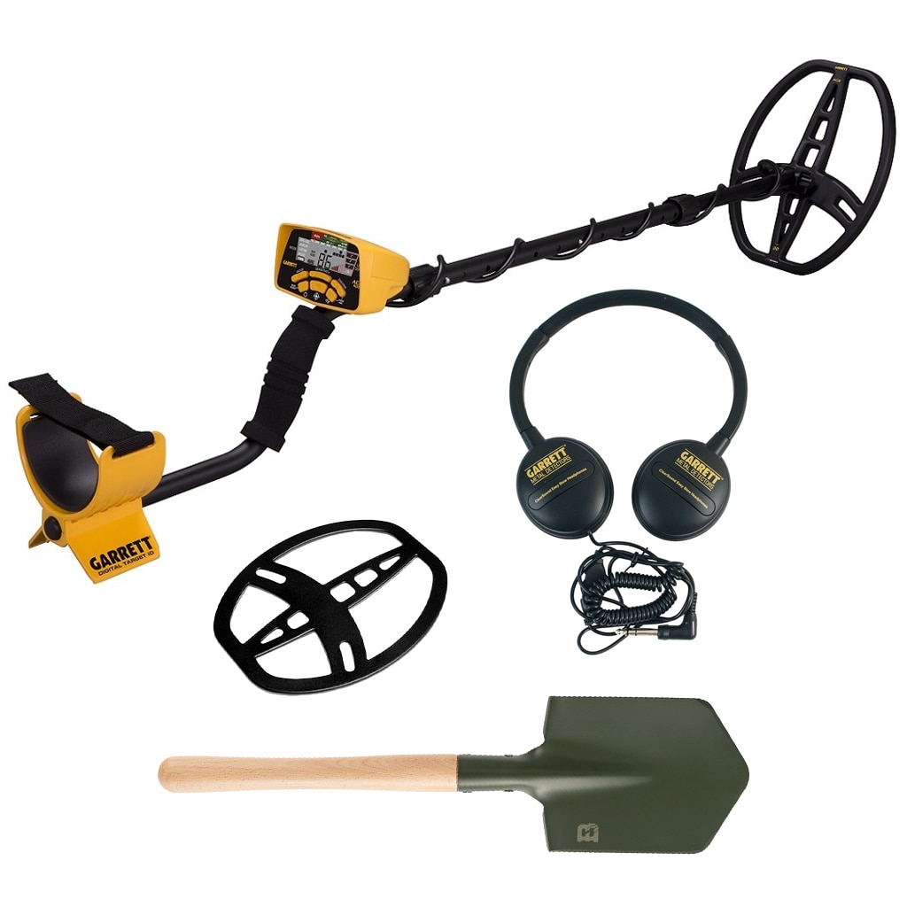 Détecteur de métaux ACE 400i Garrett + pelle Forces Shovel Badger Outdoor - Ensemble