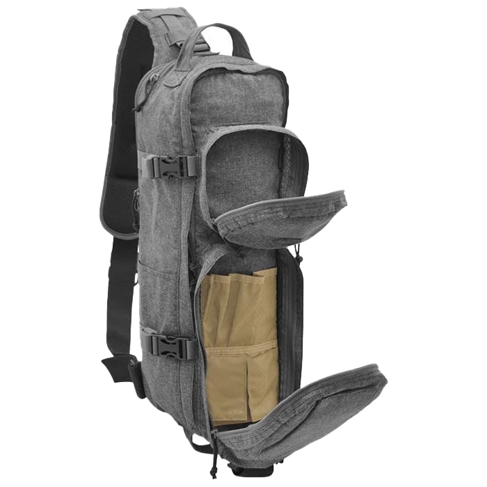 Sac à dos à bandoulière 4 Plan-B Classic Sling Pack 11,8 L Hazard - Grayman