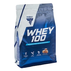 Supplément protéique Trec 100 900 g Complément alimentaire caramel salé -Whey