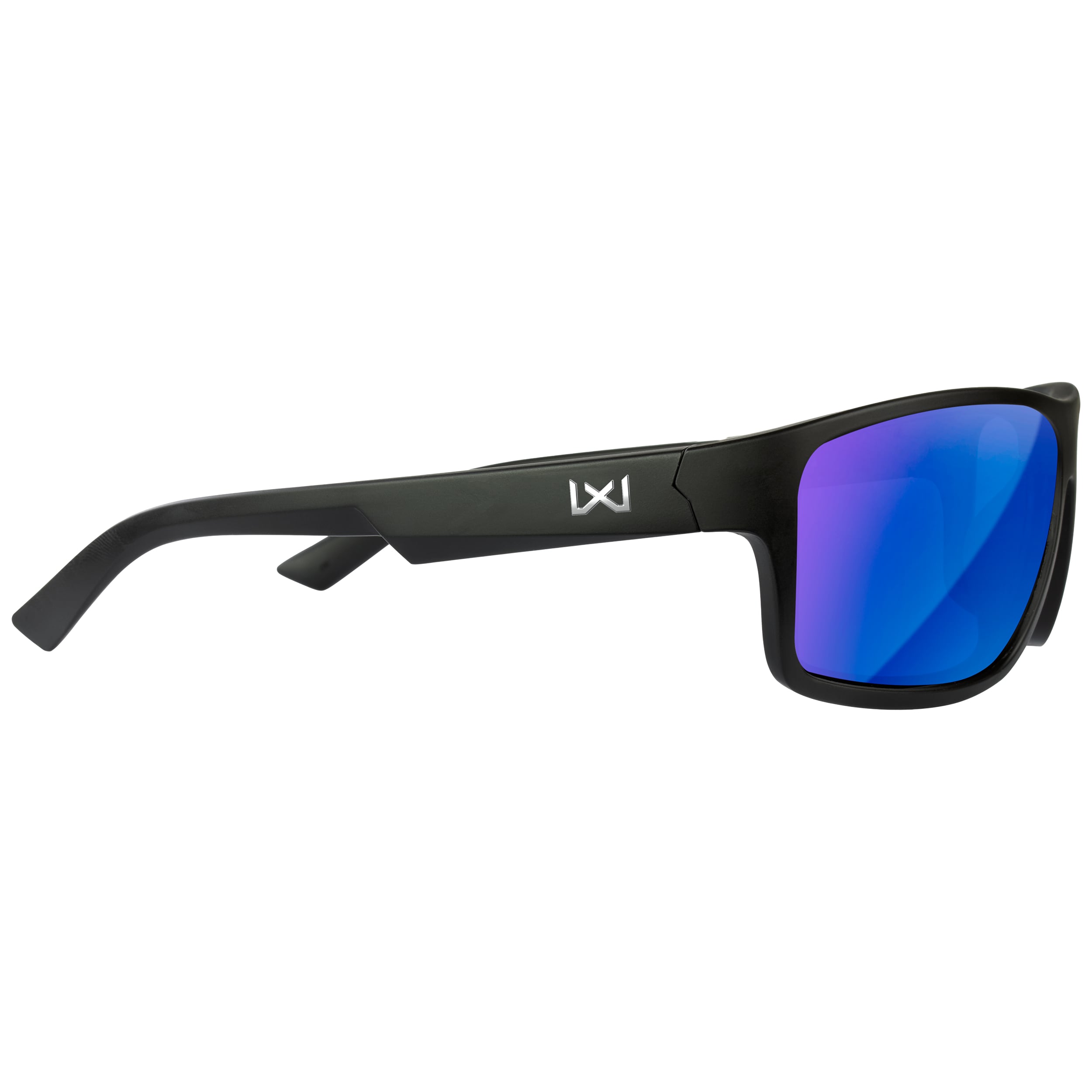 Lunettes Peak XL Wiley X - Captivate Polarized Blue Mirror/Matte Black