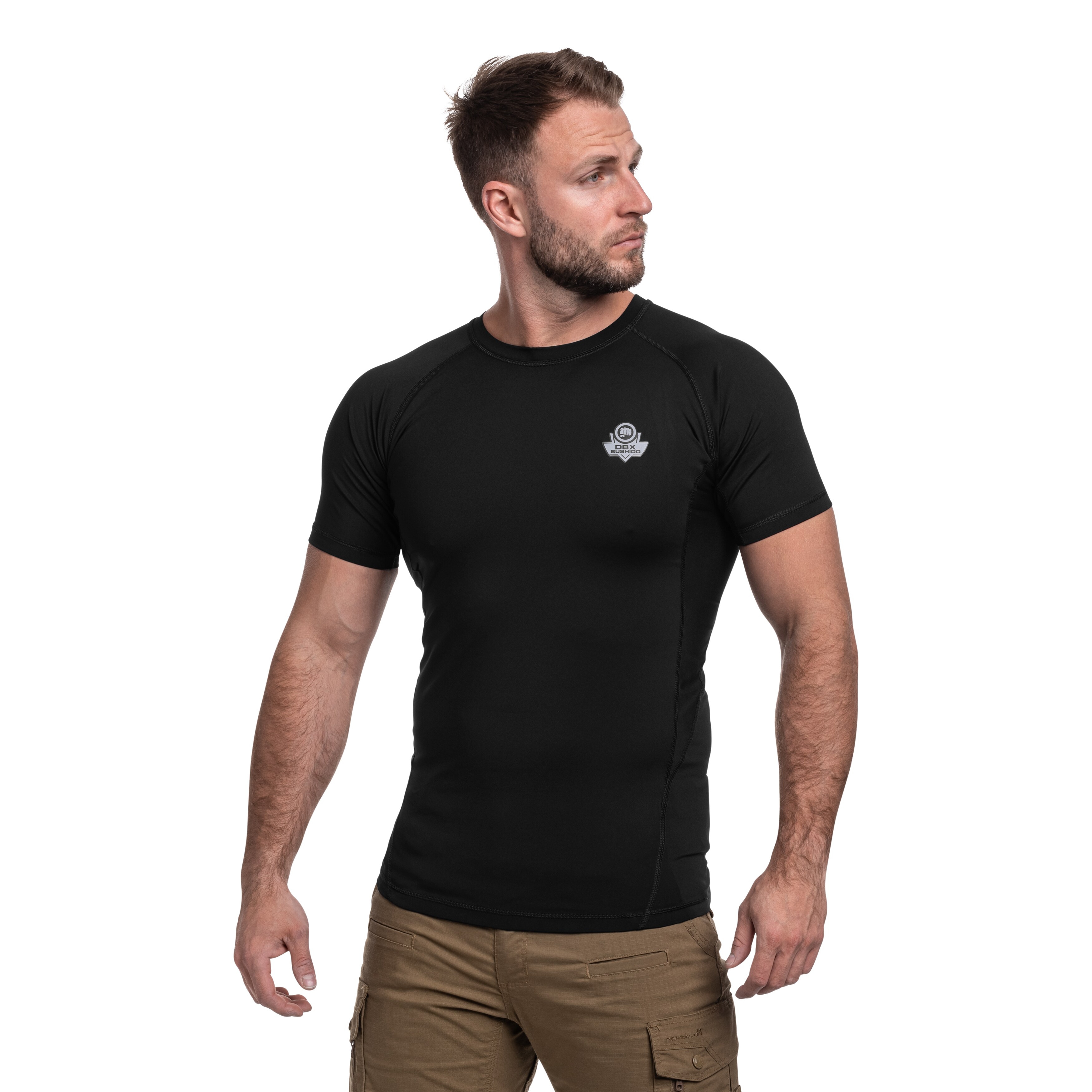 T-shirt Rashguard Black RS DBX Bushido - Black