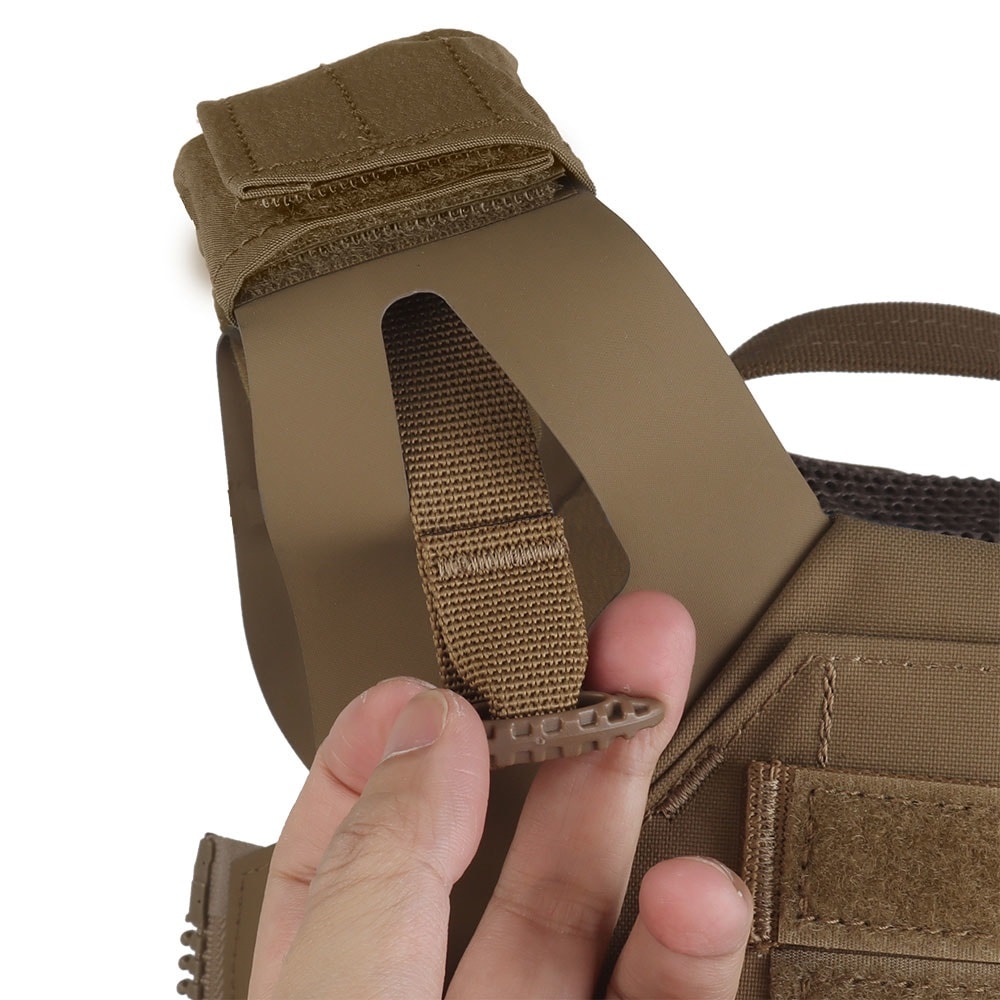 Gilet tactique VE-99 Plate Carrier Wosport - Coyote Brown