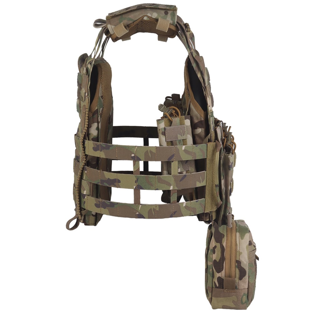 Gilet tactique VE-106 Plate Carrier Wosport - MultiCam