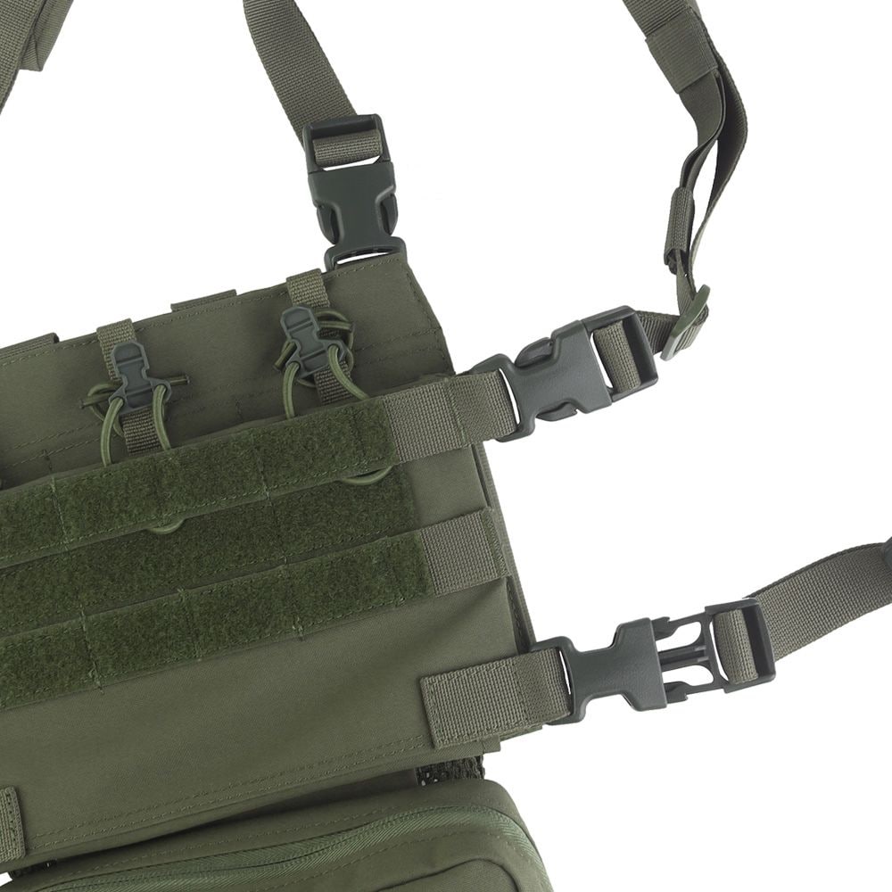 Gilet tactique VE-107 Chest Rig Wosport - Ranger Green