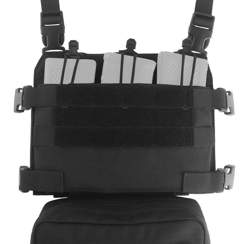 Gilet tactique VE-107 Chest Rig Wosport - Black
