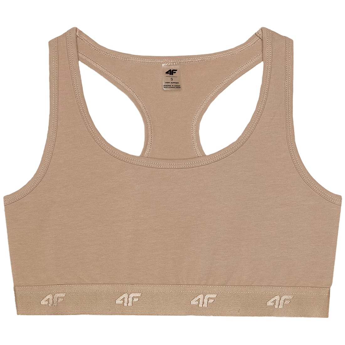 Soutien-gorge pour femmes à faible maintien F036 2 pcs. 4F - Beige/Noir