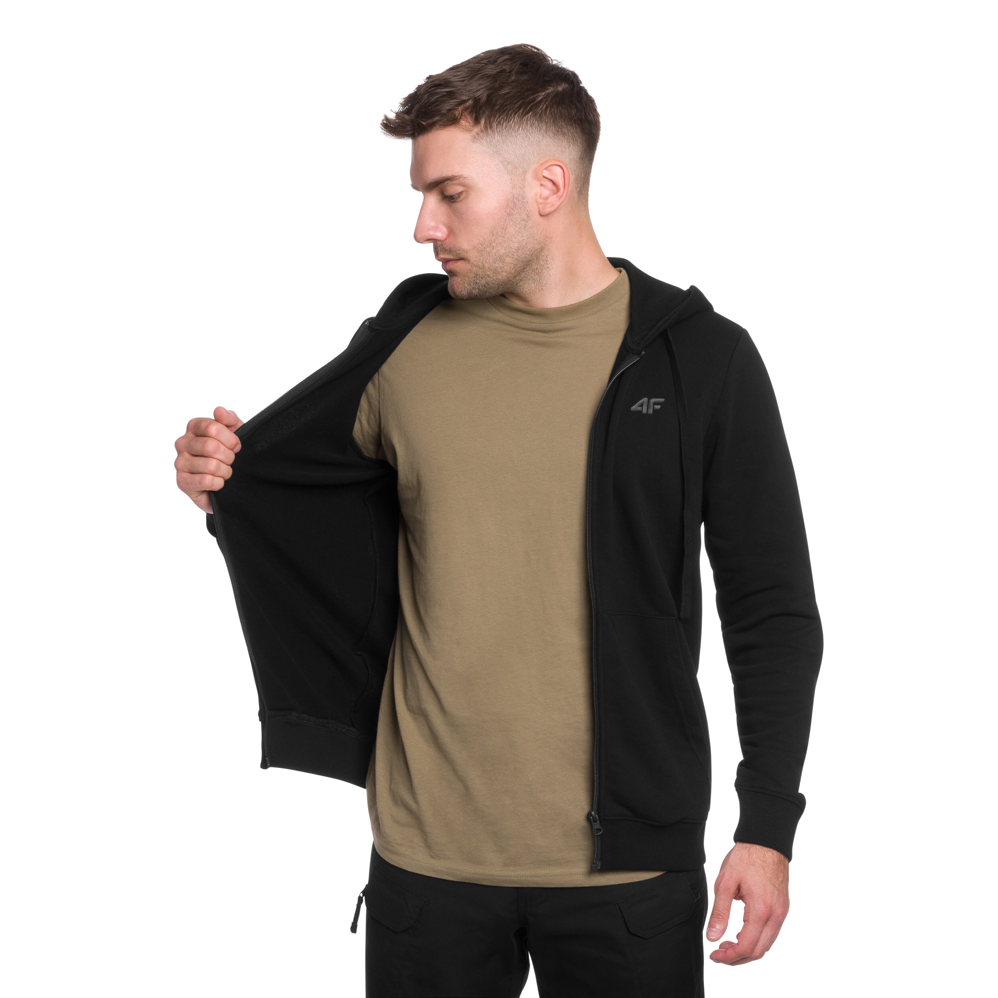 Sweatshirt M1768 4F - Noir