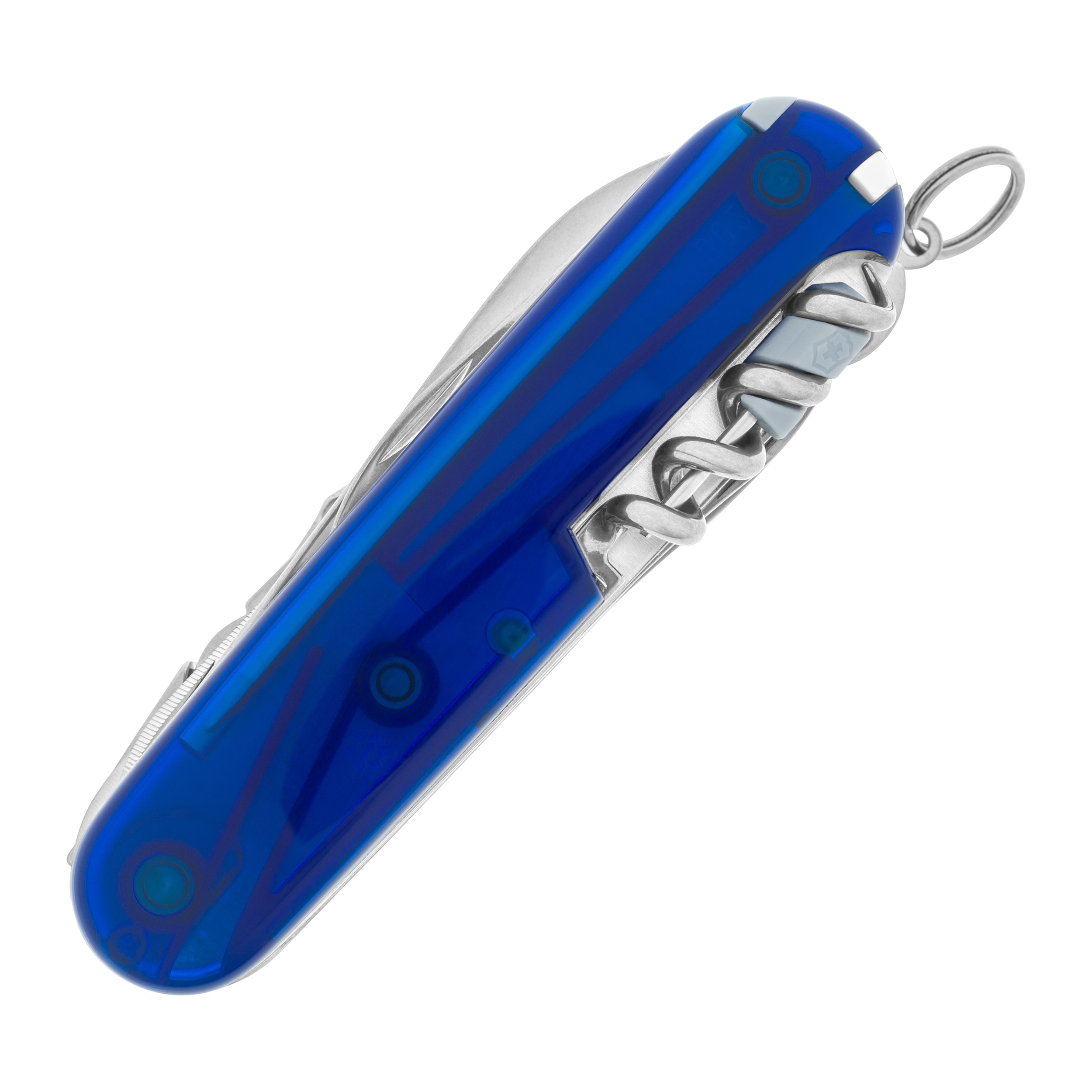 Canif Swiss Champ Victorinox - Transparent Blue