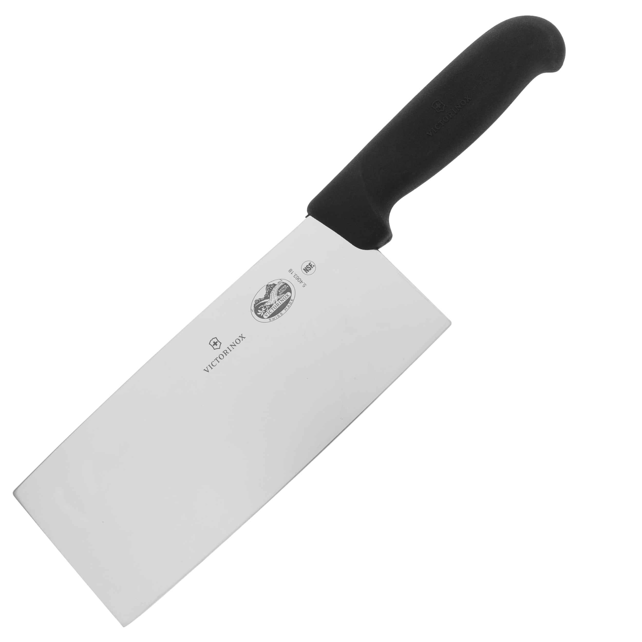 Couteau de chef Fibrox Type chinois 18 cm Victorinox - Black
