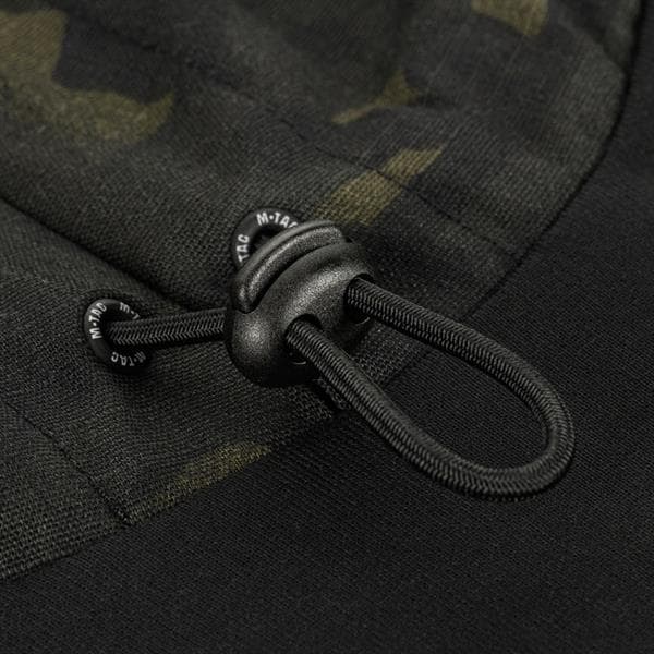 Sweatshirt Hoodie Combat M-Tac - Black MultiCam