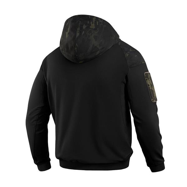 Sweatshirt Hoodie Combat M-Tac - Black MultiCam