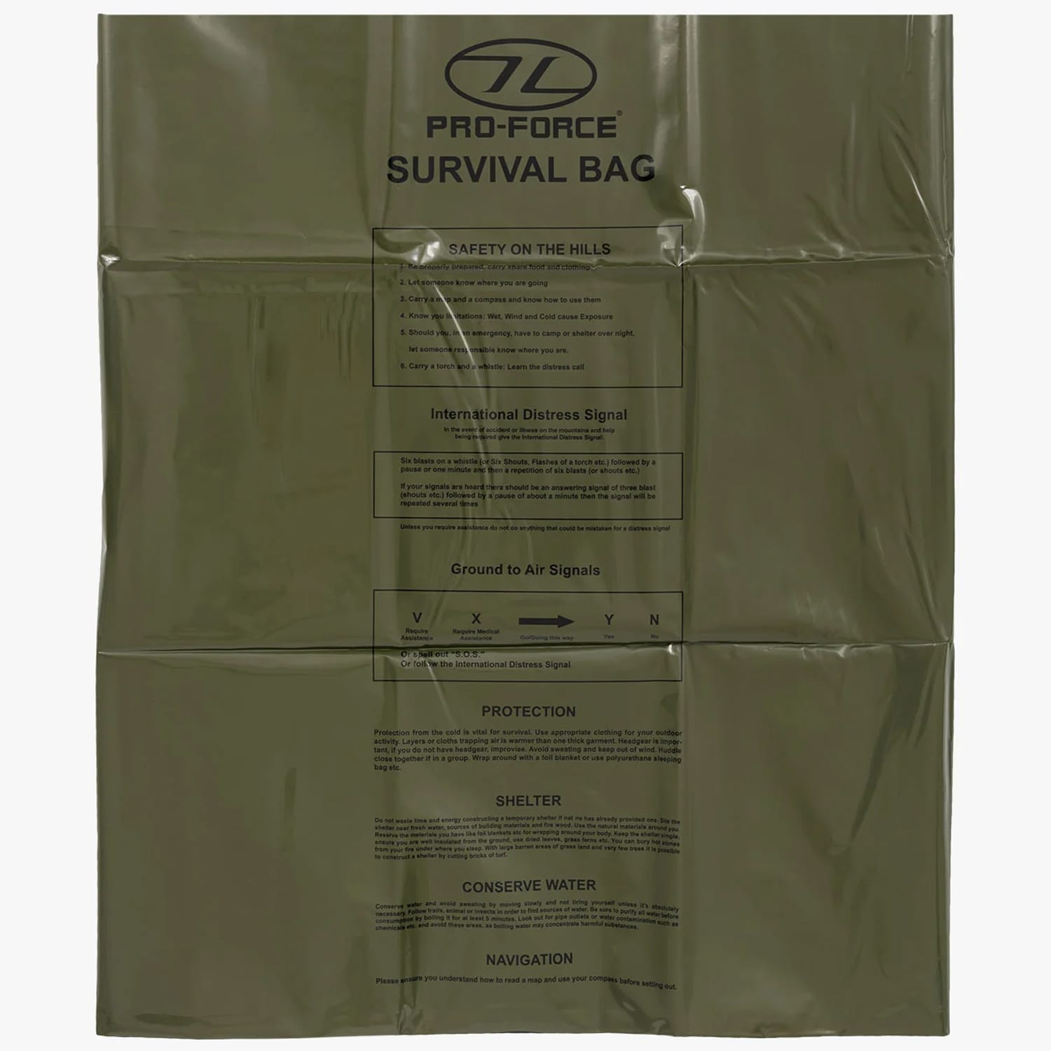 Sac de couchage thermique Emergency/Survival Bag Highlander - Olive