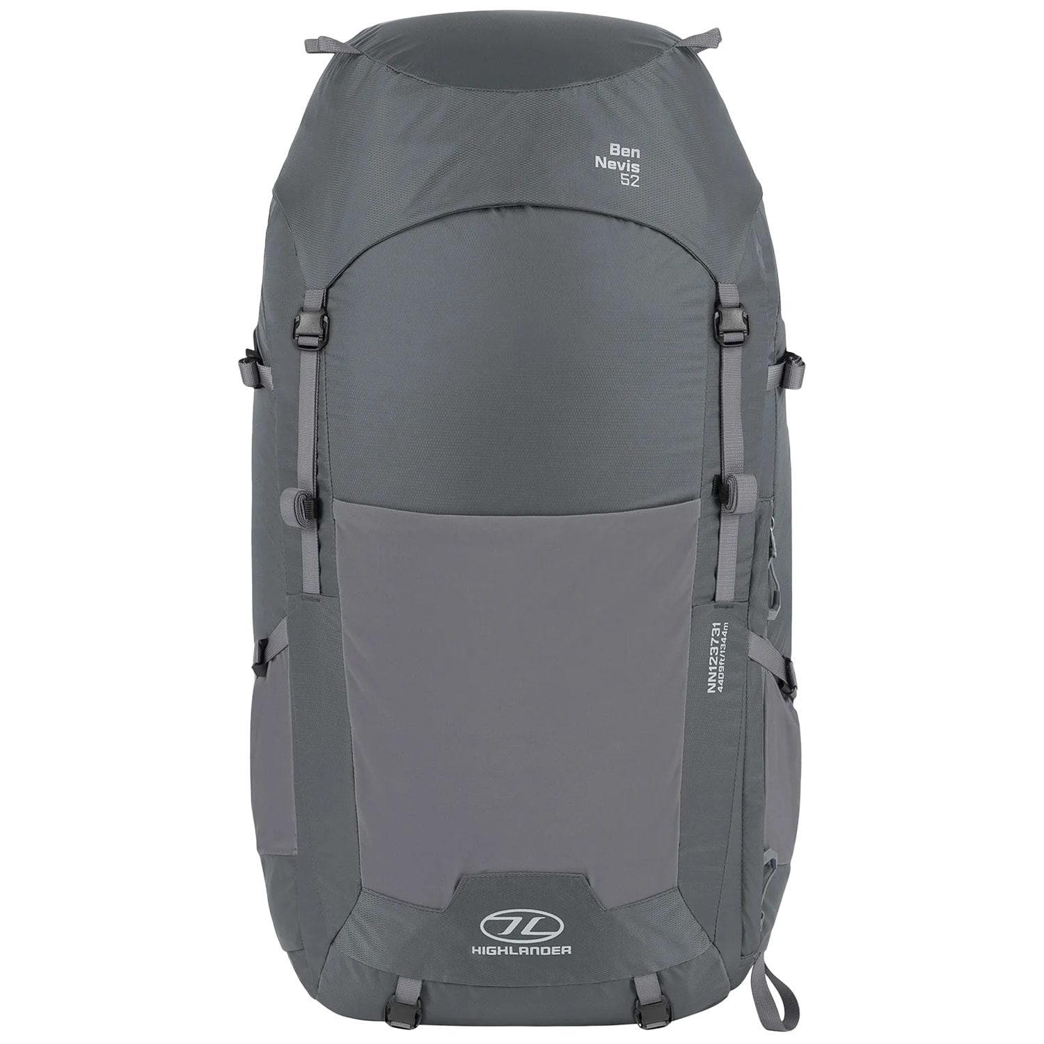 Sac à dos pour femmes Outdoor Ben Nevis 52 L Highlander - Grey