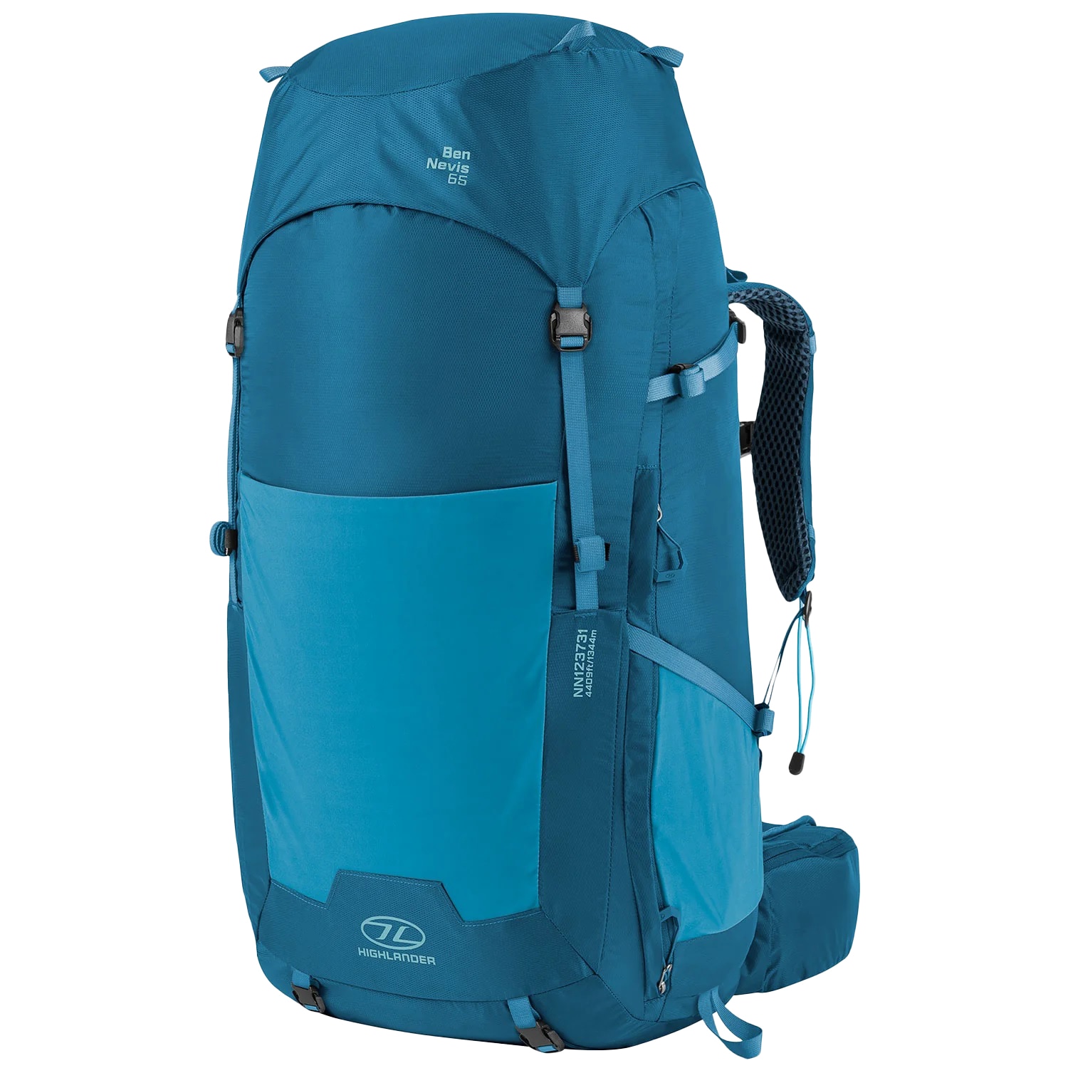 Sac à dos pour femmes Outdoor Ben Nevis 65 L Highlander - Petrol Blue