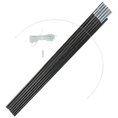 Armature de tente Outdoor Fiberglass Tent Pole Kit 9,5 mm Highlander