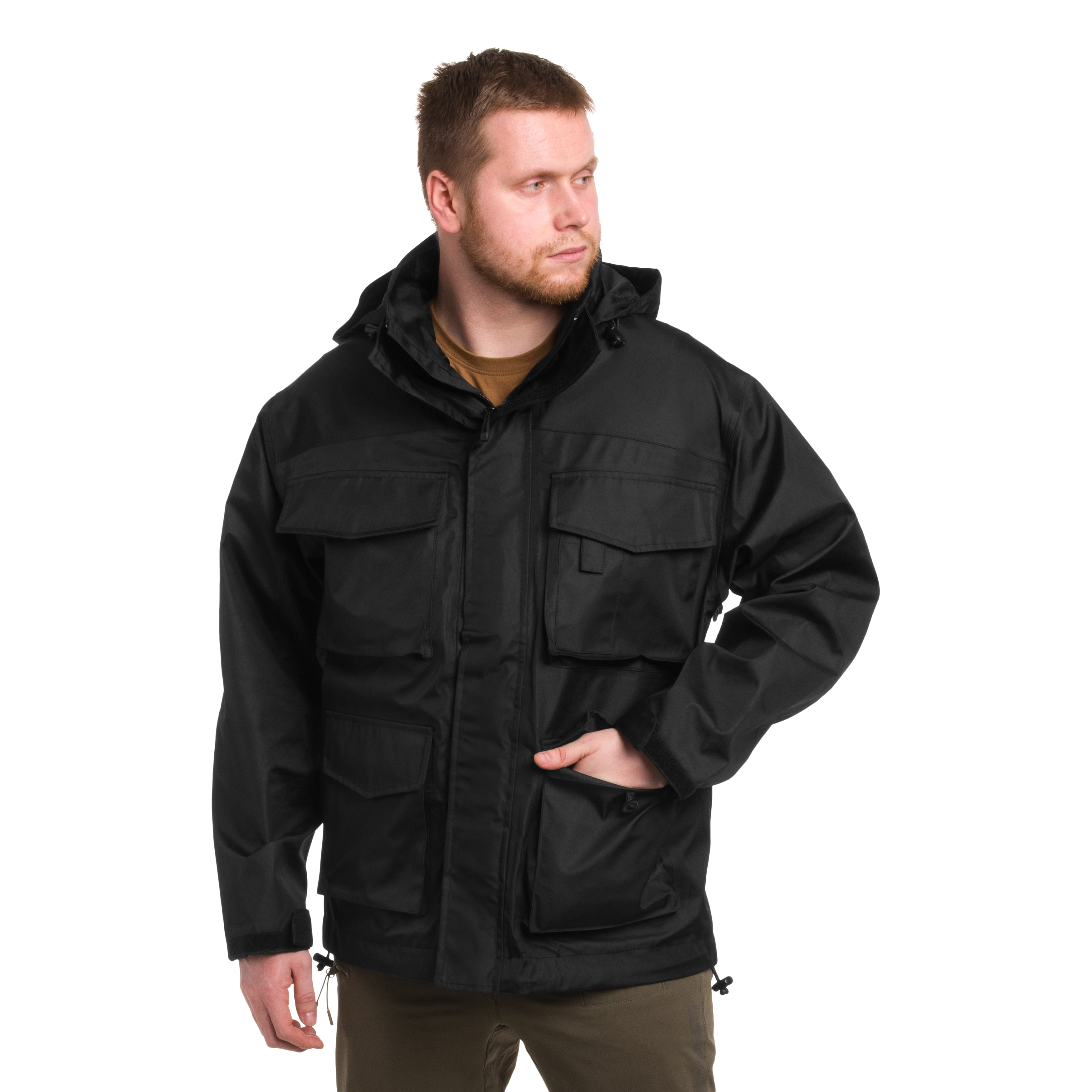 Veste Forces Typhon Watherproof Highlander - Black