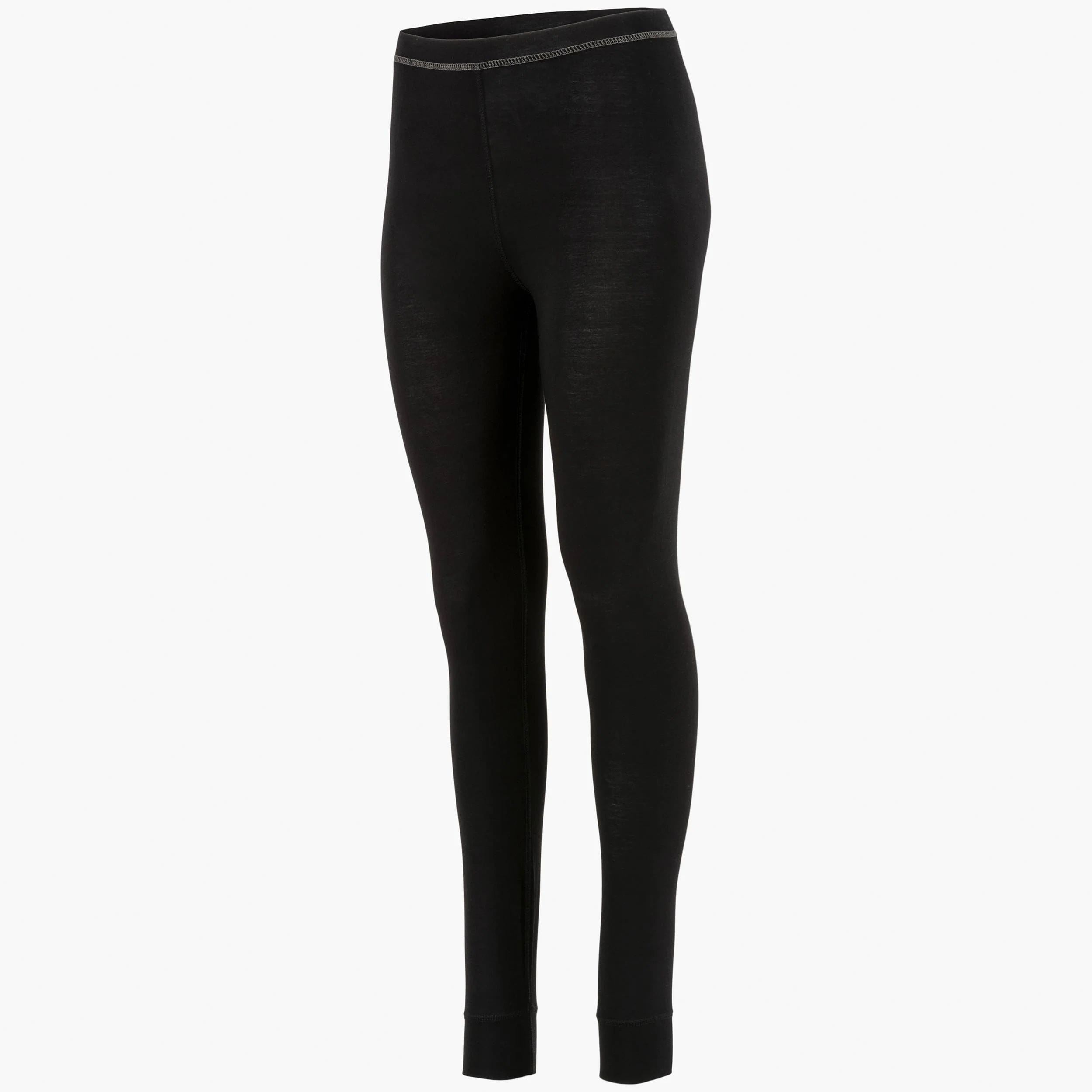 Leggings thermiques pour femmes Bambo 190 TOP Highlander - Black