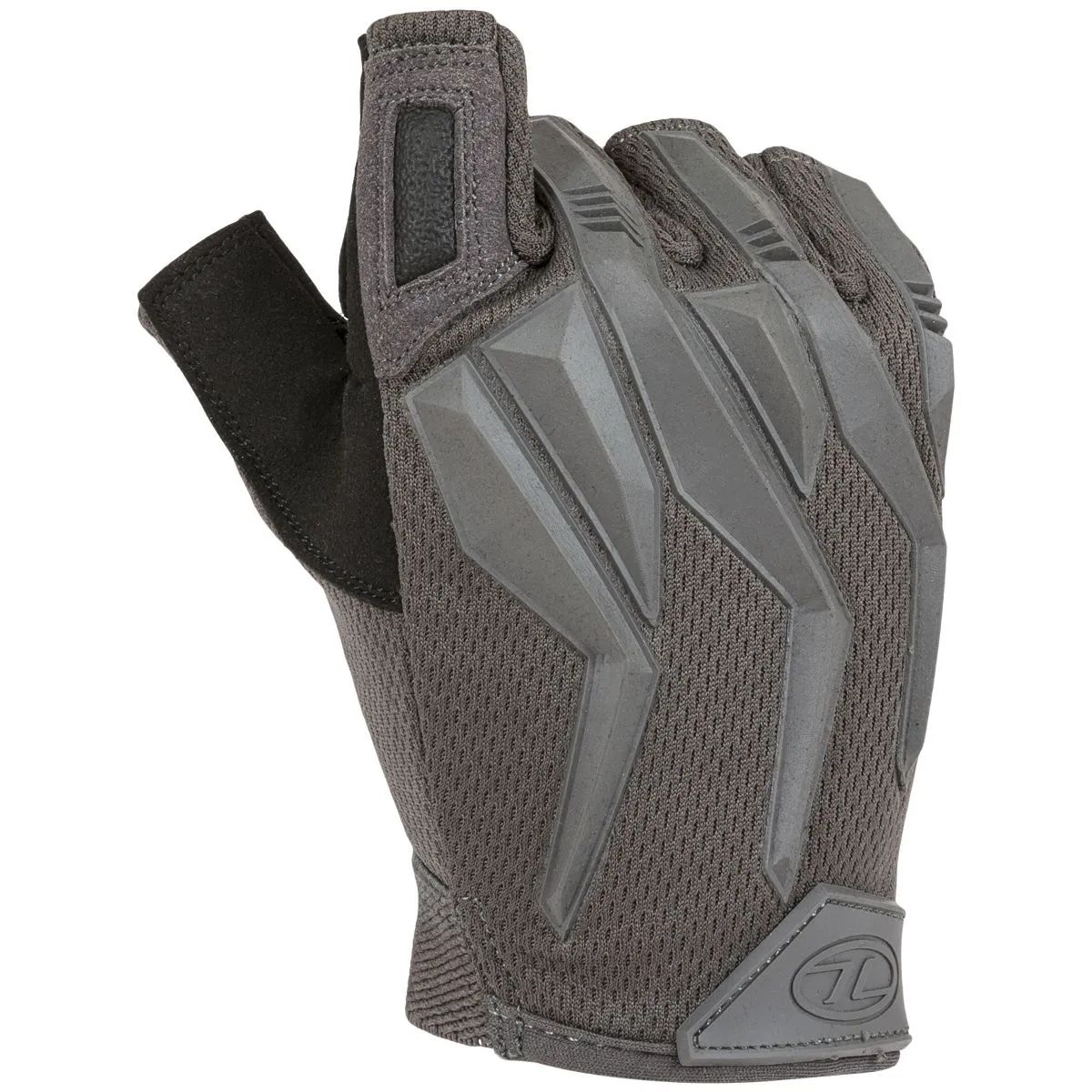Gants tactiques Forces Raptor Gloves Half Finger Highlander - Grey