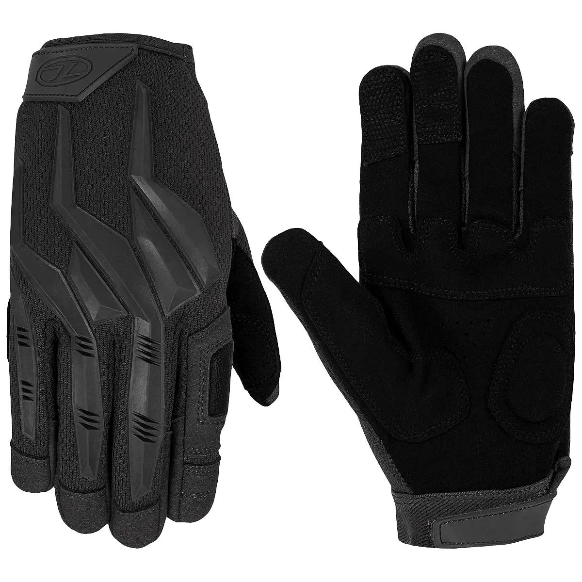 Gants tactiques Forces Raptor Gloves Full Finger Highlander - Black