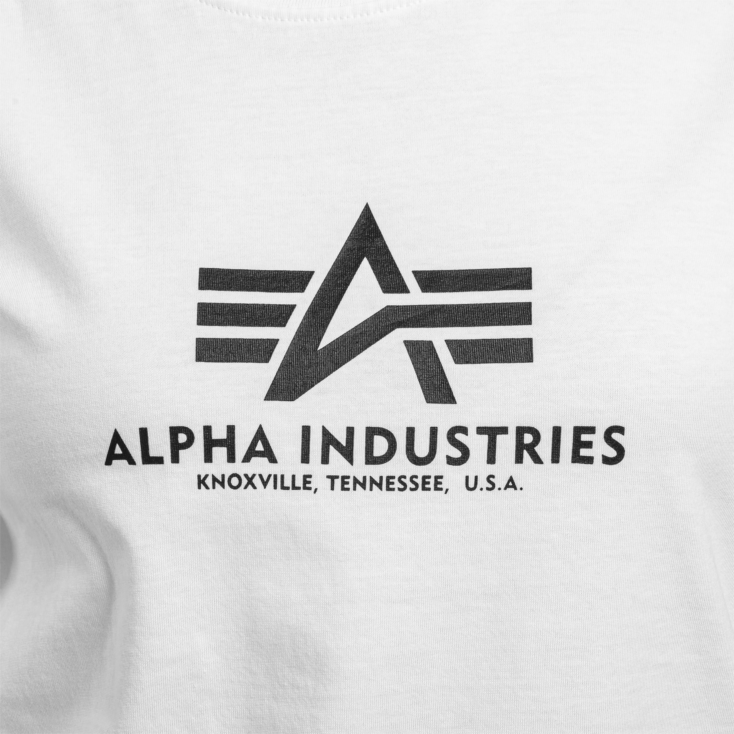 T-shirt femme New Basic Alpha Industries  - White