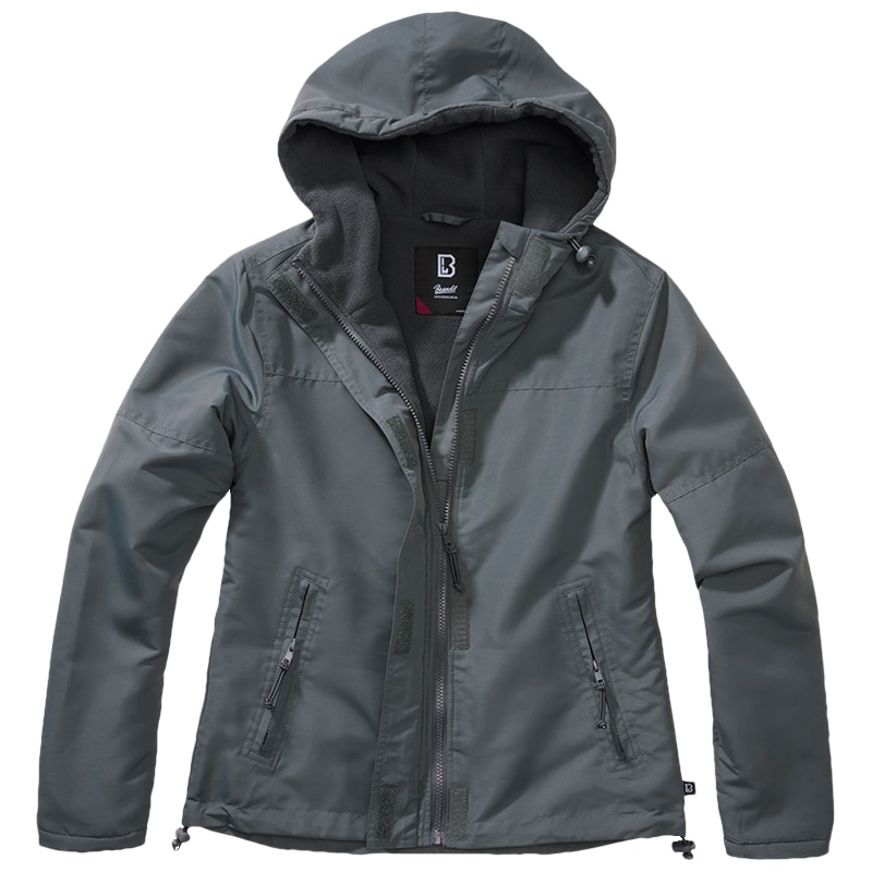 Veste pour femmes Windbreaker Frontzip Brandit - Anthracite