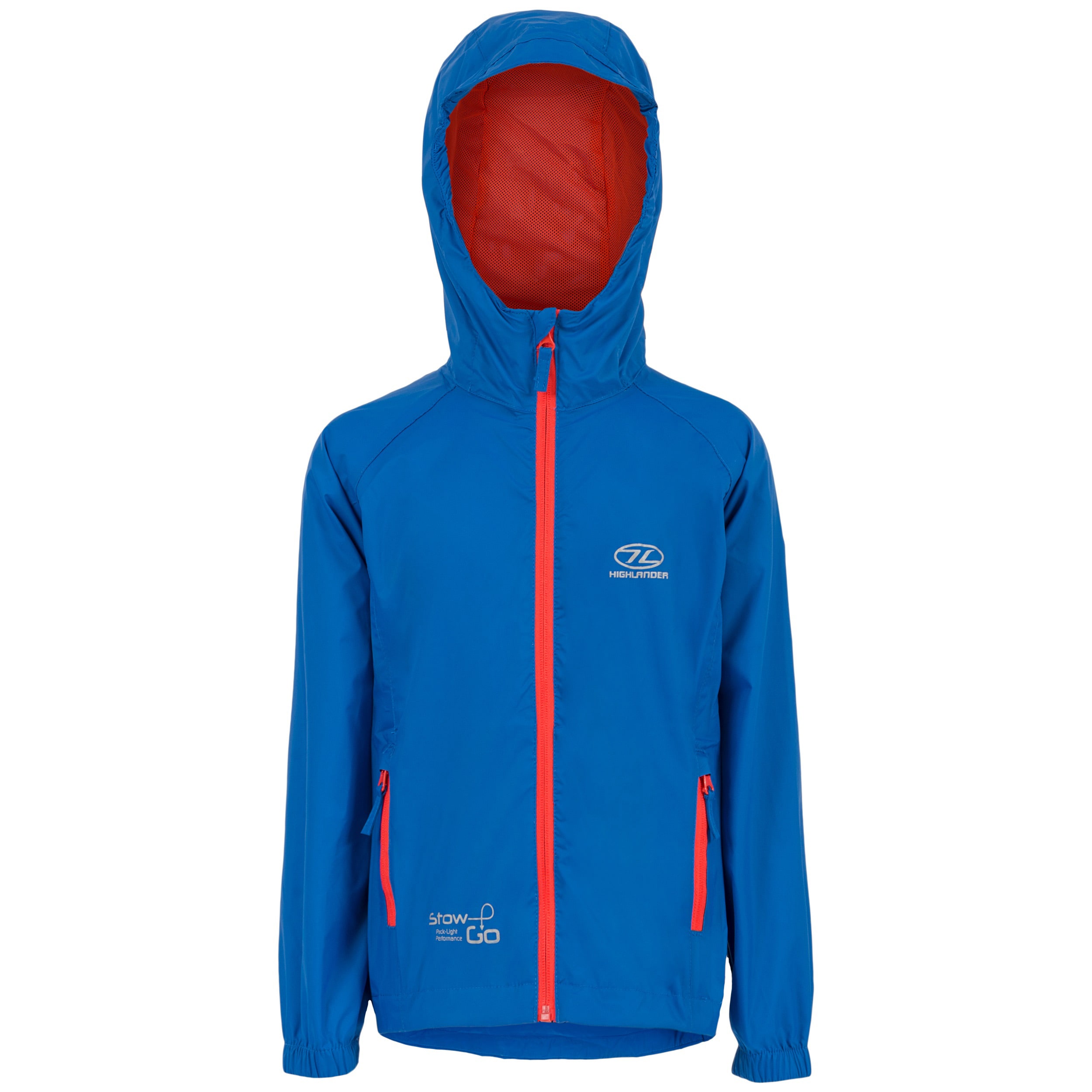 Veste pour enfants Outdoor Stow & Go Waterproof Highlander - Blue