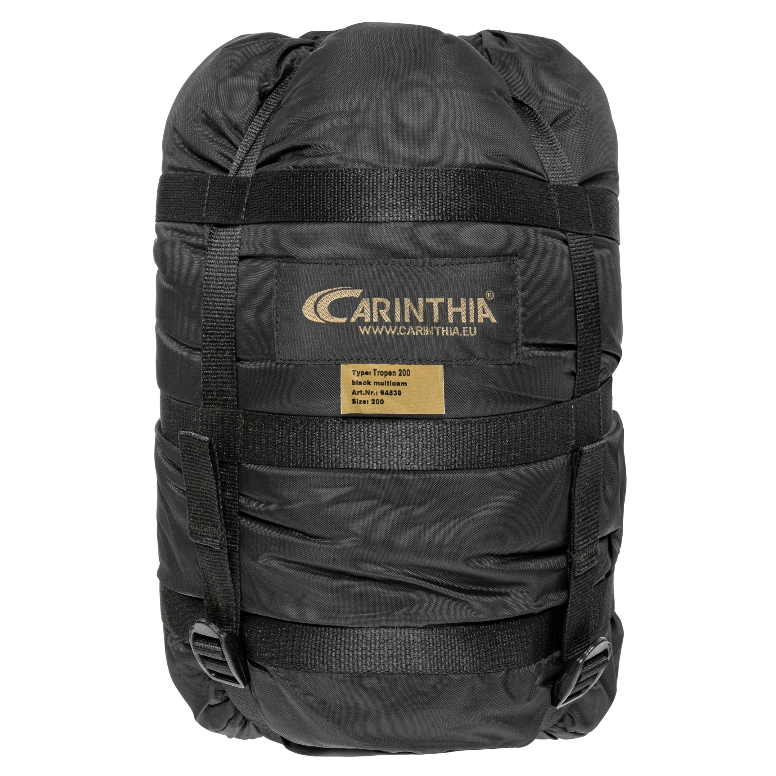 Sac de couchage Tropen Large Carinthia MultiCam Black - Gauche