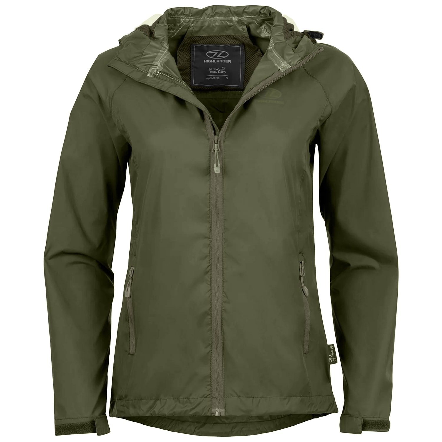 Veste pour femmes Outdoor Stow & Go Pack Away Highlander - Olive Green