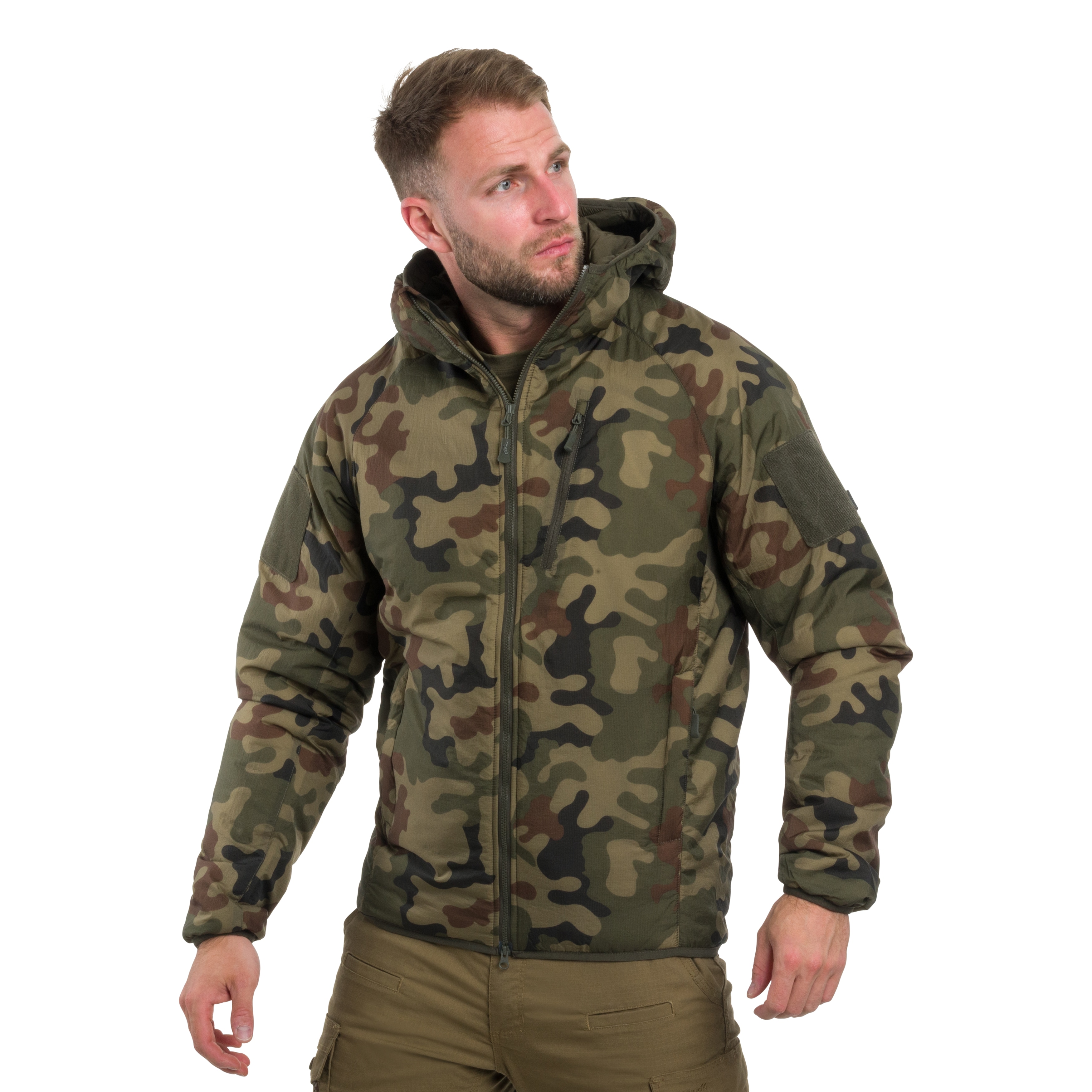 Veste Wolfhound Hoodie Helikon-Tex - wz.93 Pantera PL Woodland