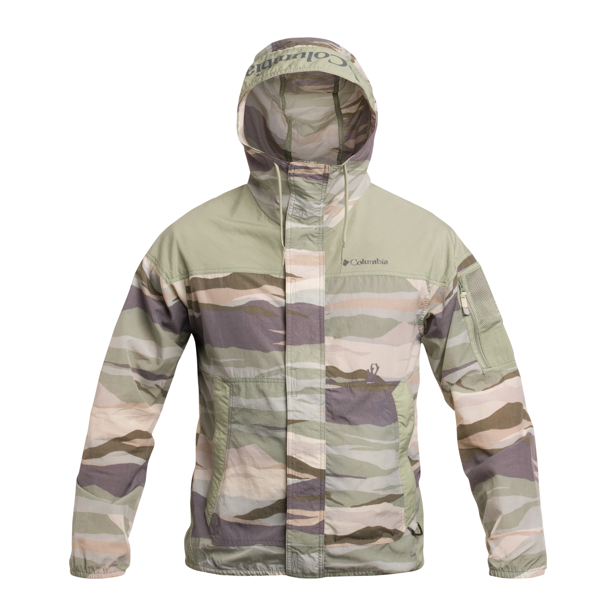 Veste Challenger II Printed Windbreaker Columbia - Safari Roque Valley/Safari